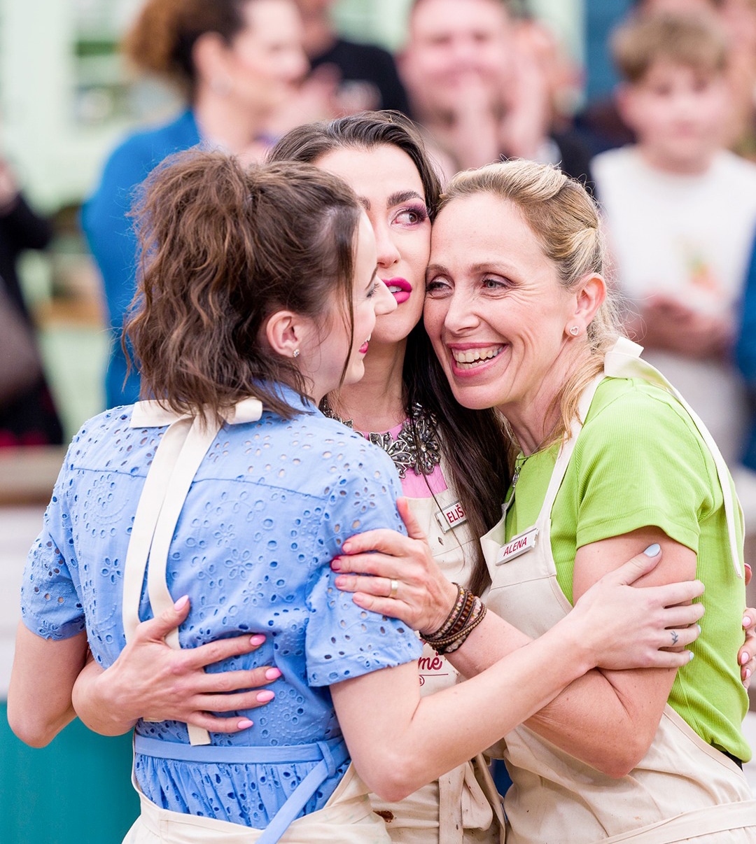 Finalistky Peče celá země Anežka, Eliška a Alenka. Foto: Česká televize