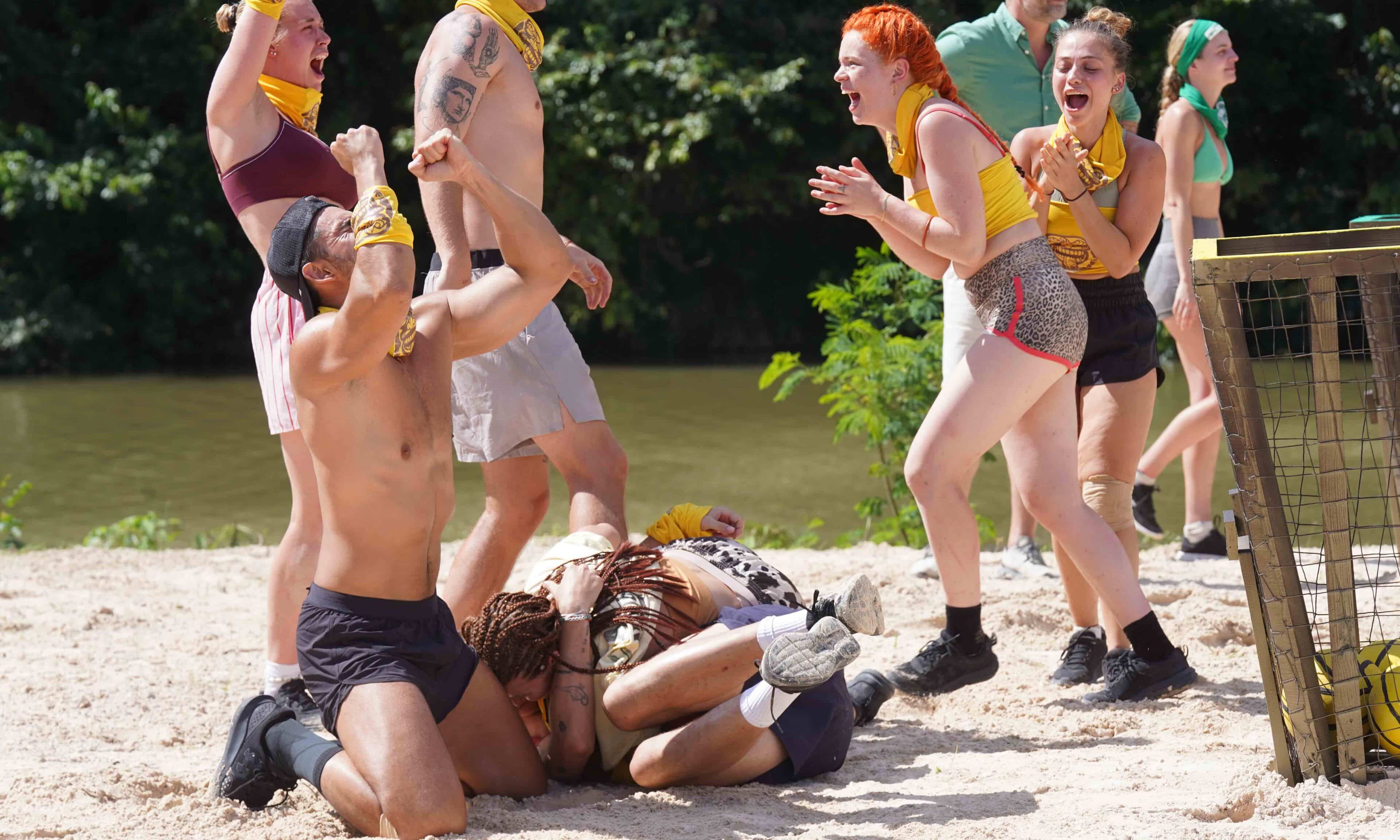 V 5. dílu Survivoru konečně vyhráli hru o odměnu Padouši. Foto: se souhlasem TV Nova