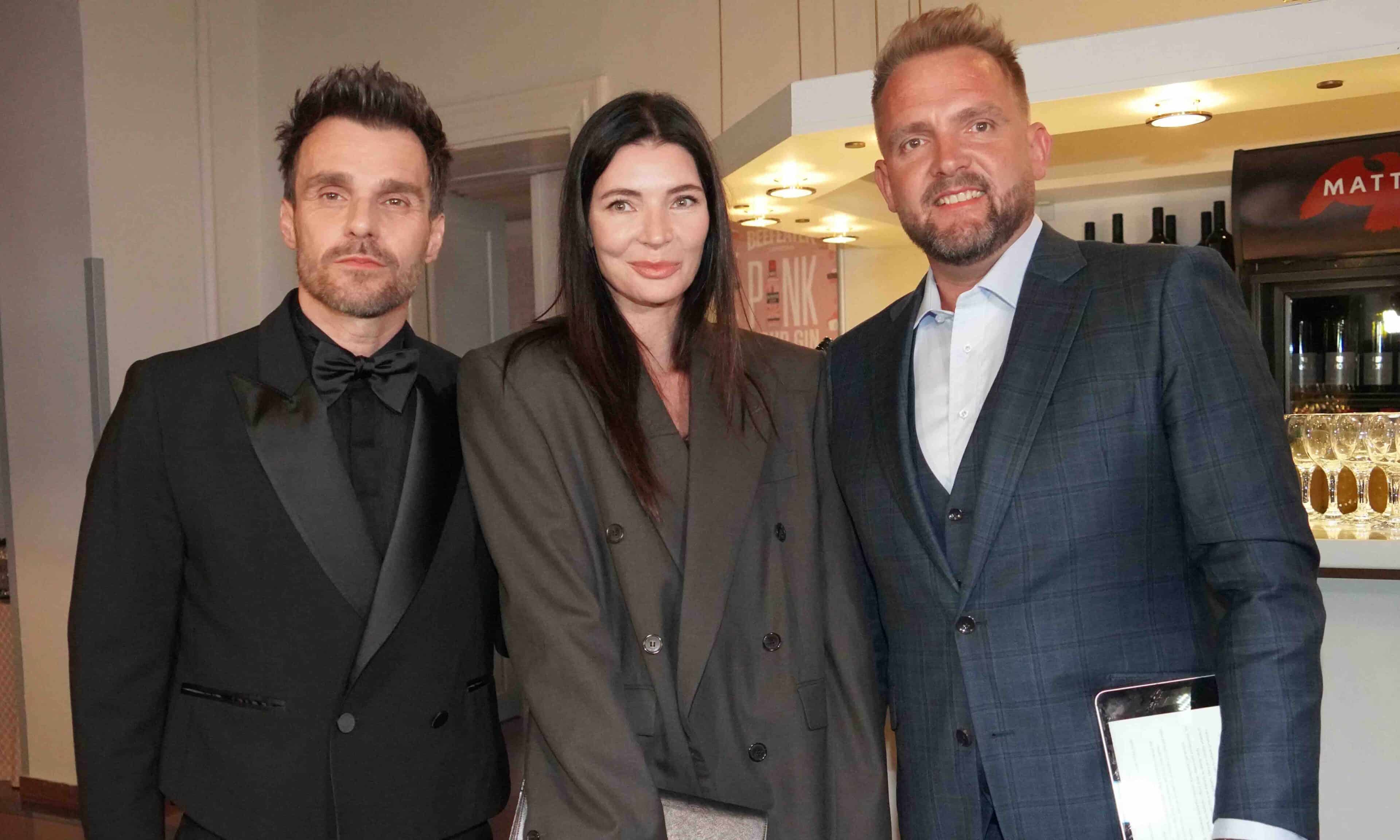 Leoš Mareš, Monika Marešová a moderátor Libor Bouček. Foto: Nextfoto