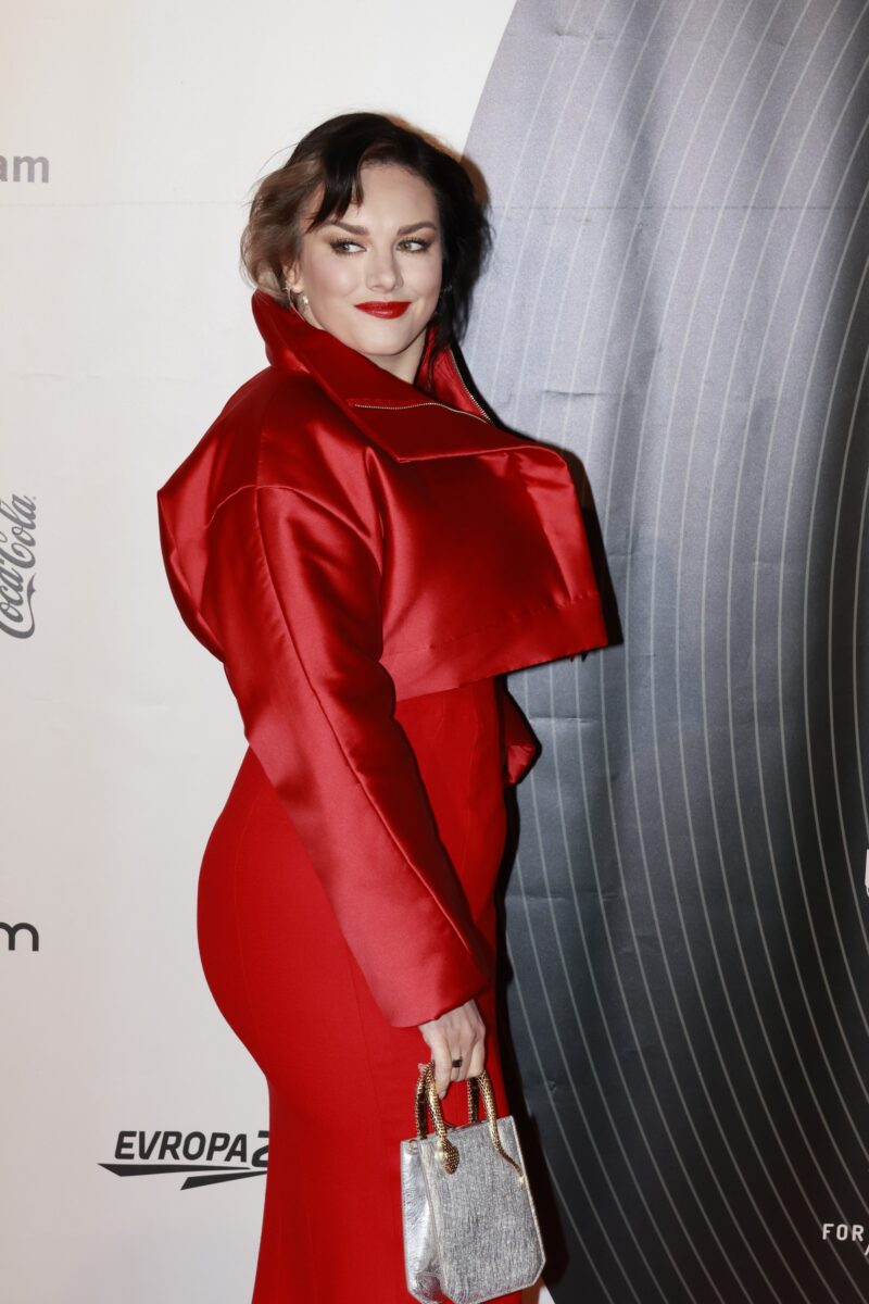 Ewa Farna na předávání hudebních cen Anděl. Foto: Nextfoto