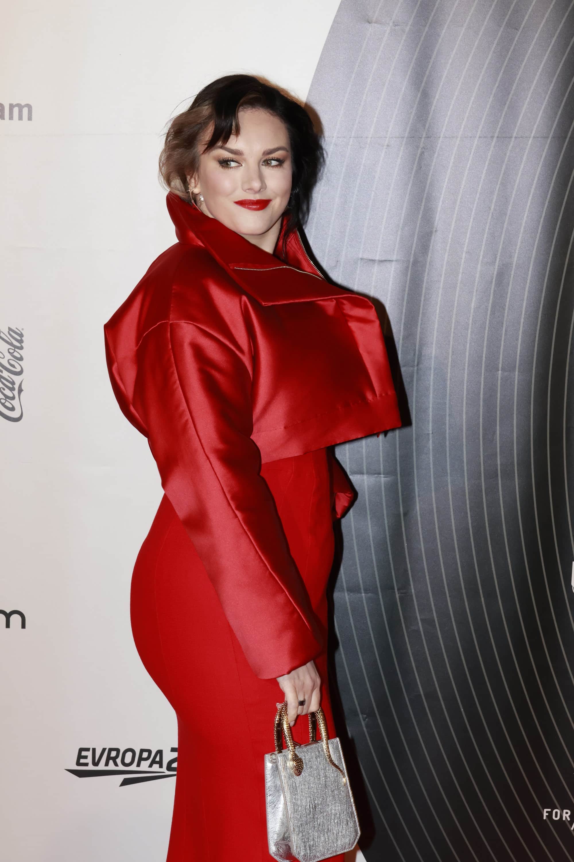 Ewa Farna na předávání hudebních cen Anděl. Foto: Nextfoto