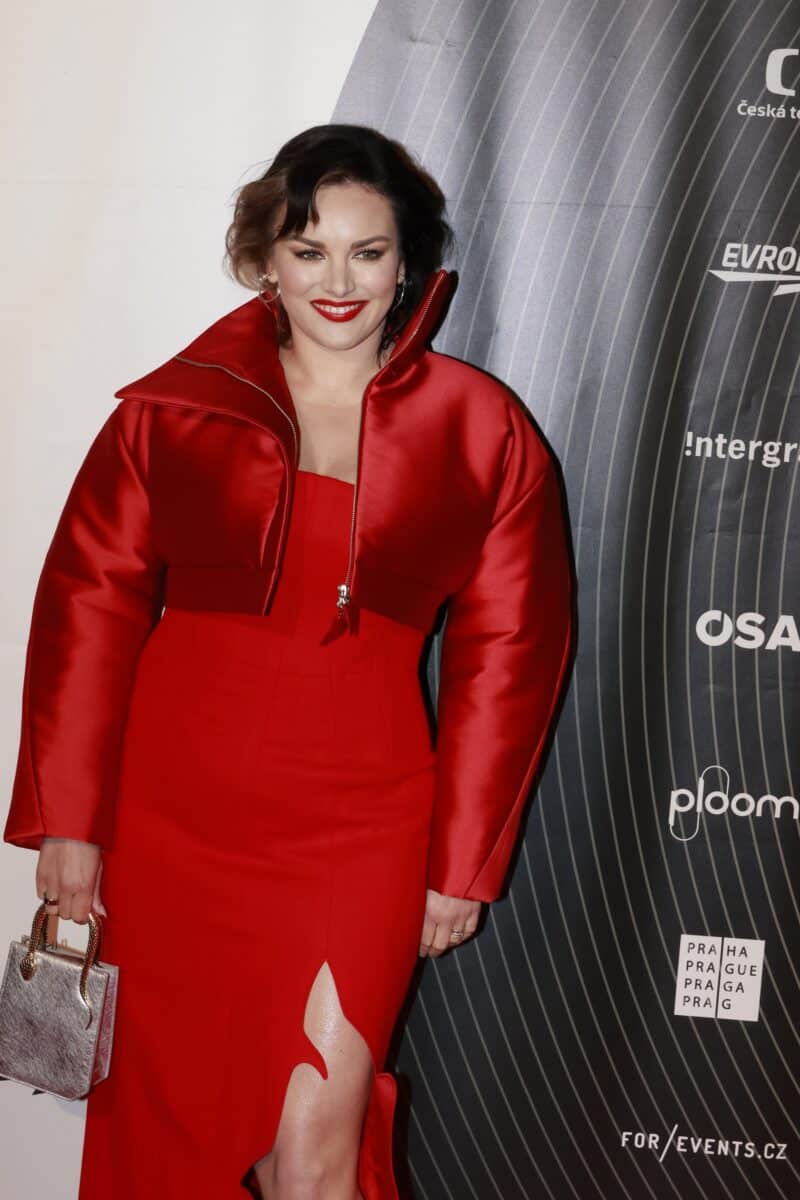 Ewa Farna na předávání hudebních cen Anděl. Foto: Nextfoto