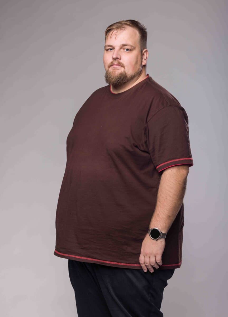 170kilový Matěj Černý v pořadu Extrémní proměny. Foto: TV Nova (se souhlasem)