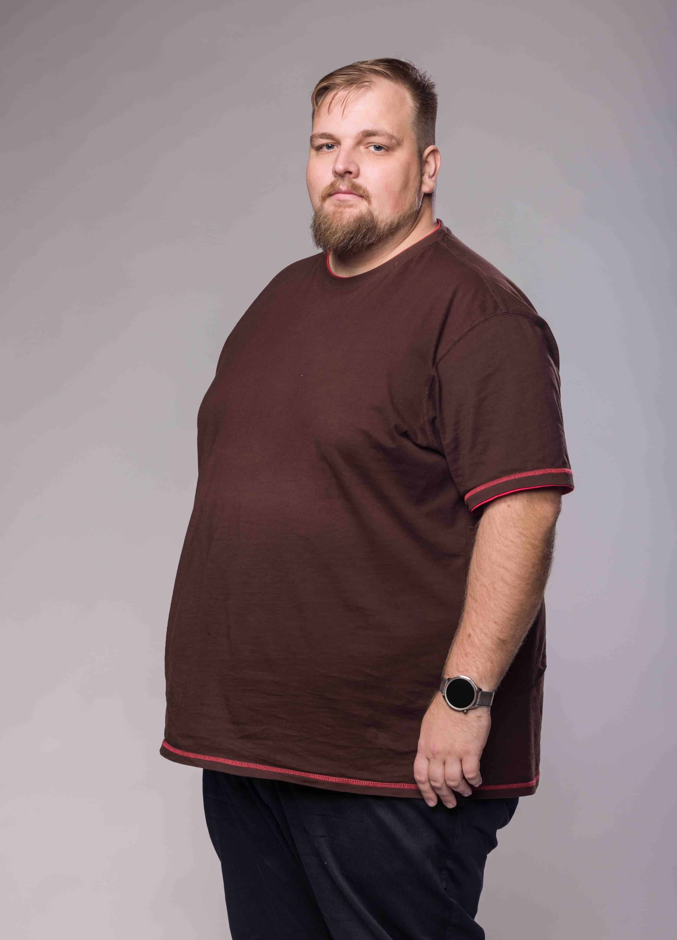 170kilový Matěj Černý v pořadu Extrémní proměny. Foto: TV Nova (se souhlasem)