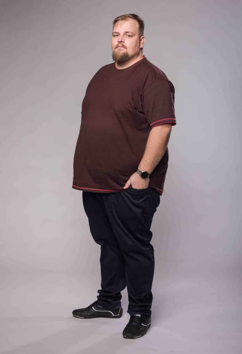 170kilový Matěj Černý v pořadu Extrémní proměny. Foto: TV Nova (se souhlasem)