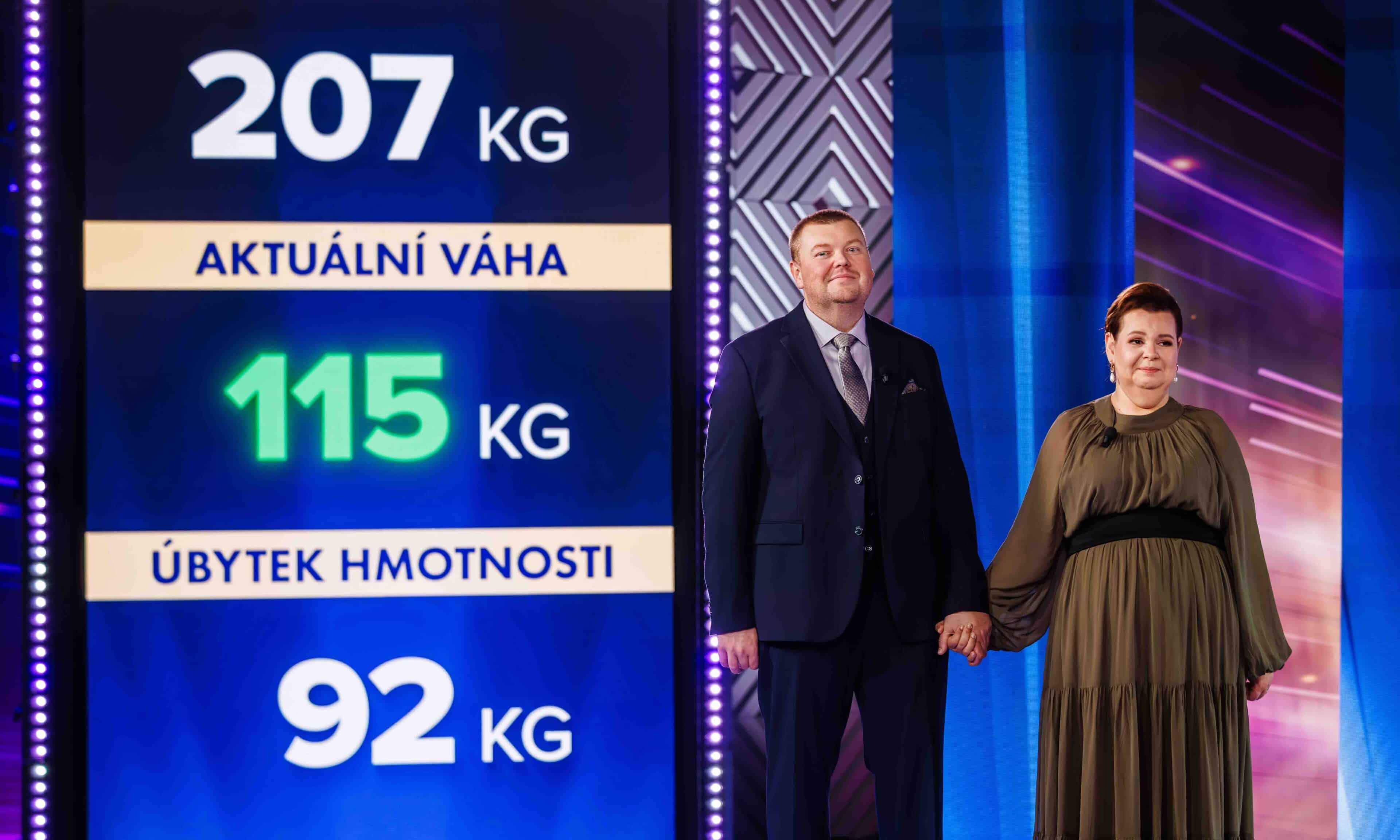 Marie a Luděk zhubli v Extrémních proměnách desítky kilogramů. Foto: TV Nova / se souhlasem