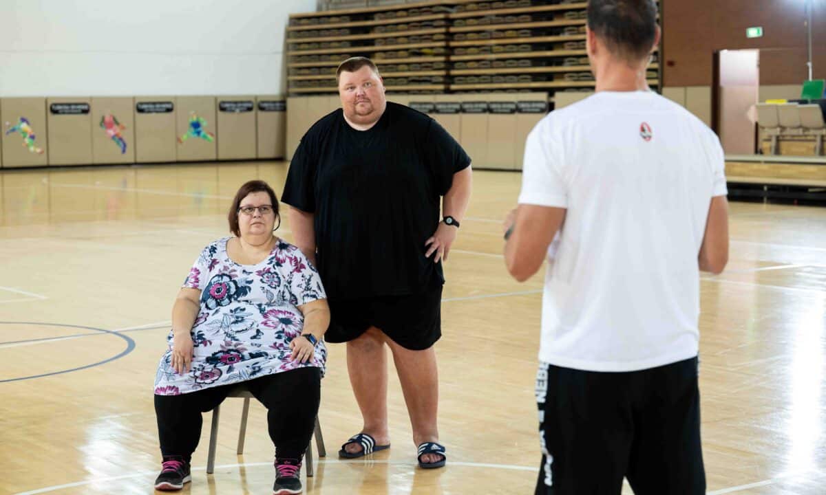 Marie a Luděk před proměnou vážili dohromady 369 kilo. Foto: TV Nova / se souhlasem