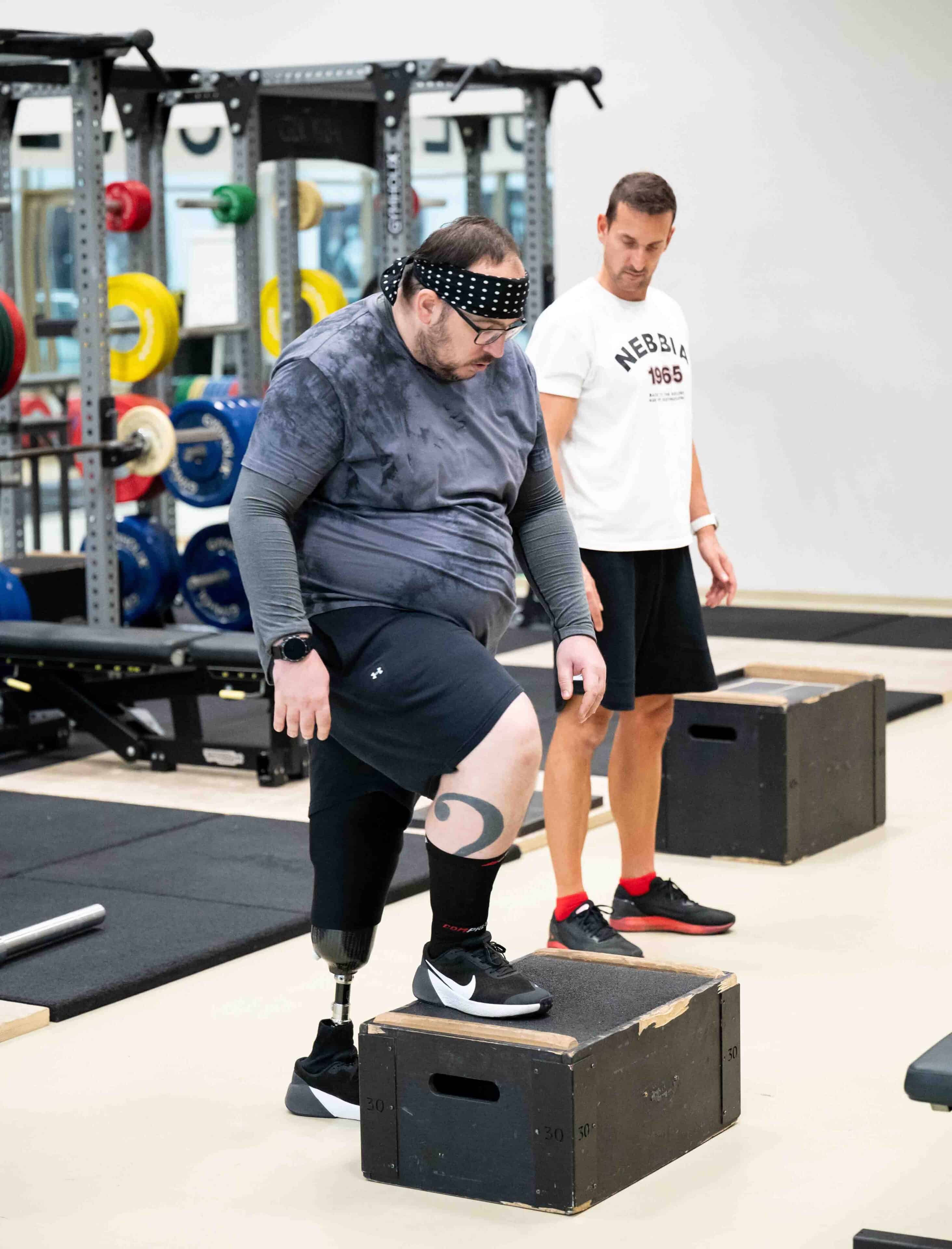 Marek Vala sportuje, přestože nemá jednu nohu. Foto se souhlasem TV Nova