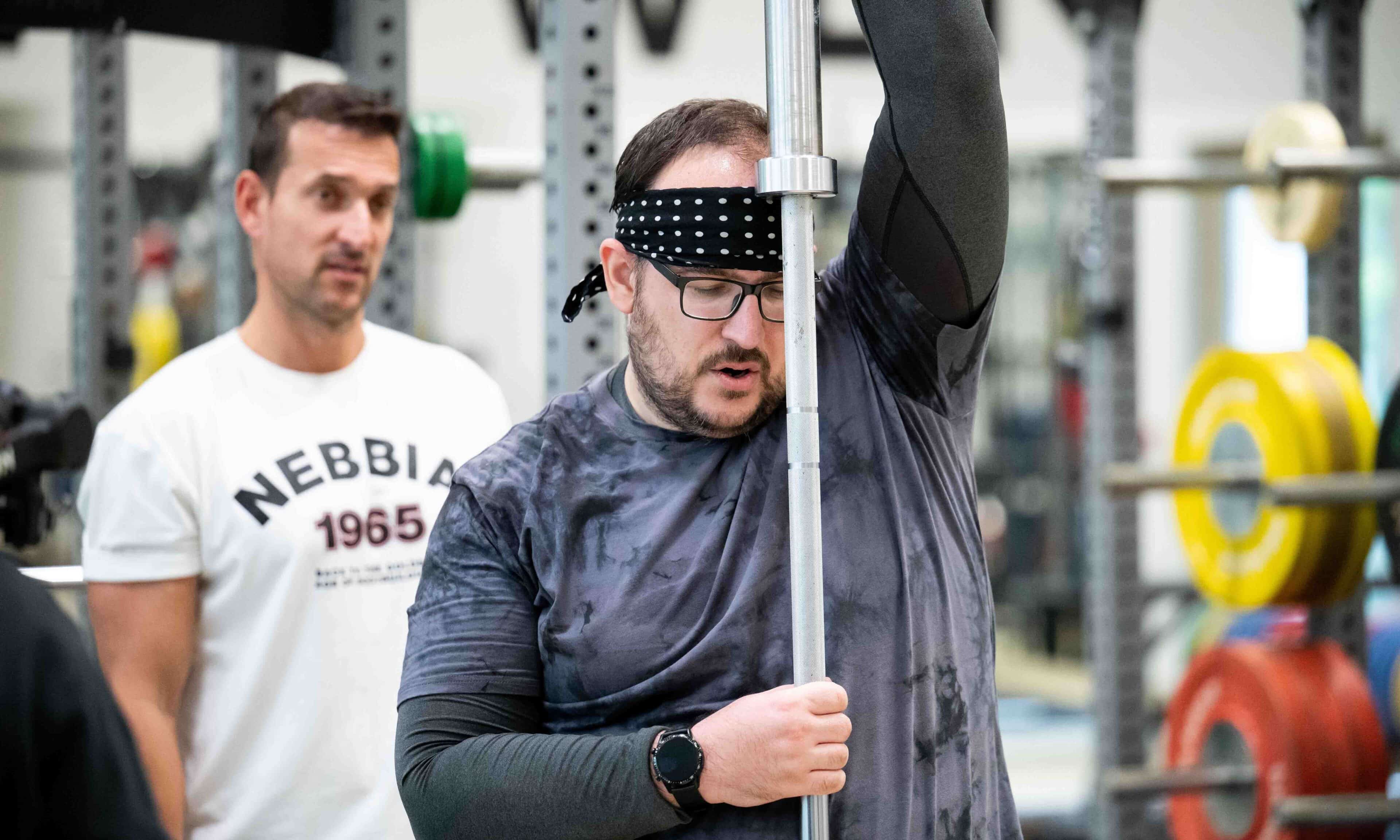 Marek Vala s Martinem Košťálem ma boot camp. Foto: TV Nova (se souhlasem)