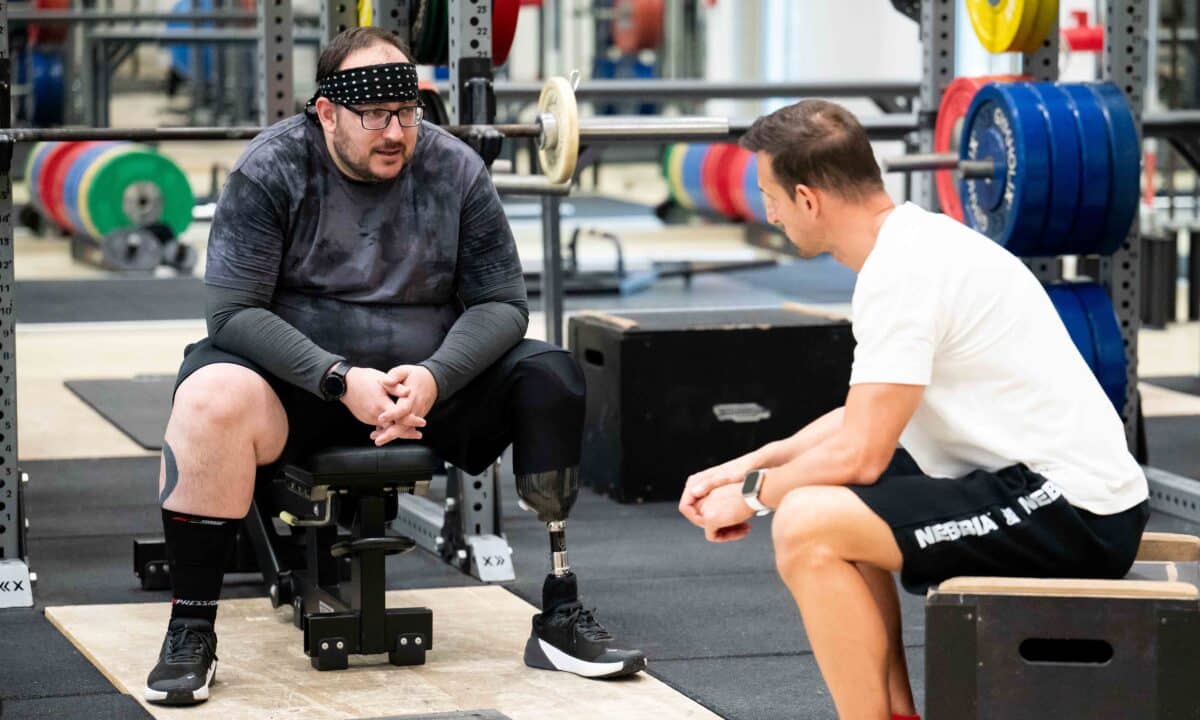 Marek Vala s Martinem Košťálem ma boot camp. Foto: TV Nova (se souhlasem)