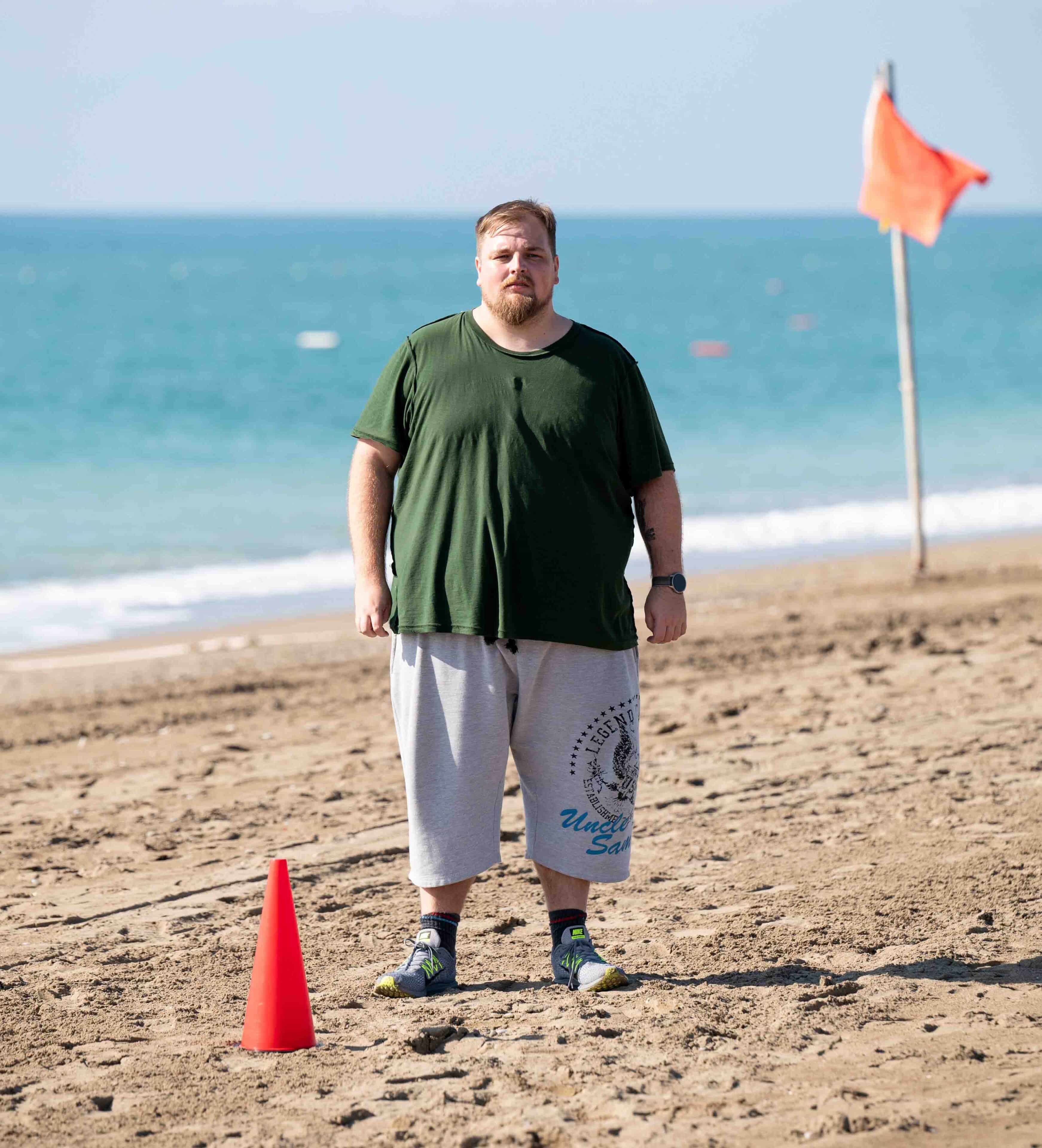 170kilový Matěj Černý v pořadu Extrémní proměny. Foto: TV Nova (se souhlasem)