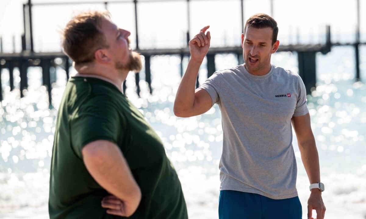Martin Košťál a Matěj Černý v pořadu Extrémní proměny. Foto: TV Nova (se souhlasem)