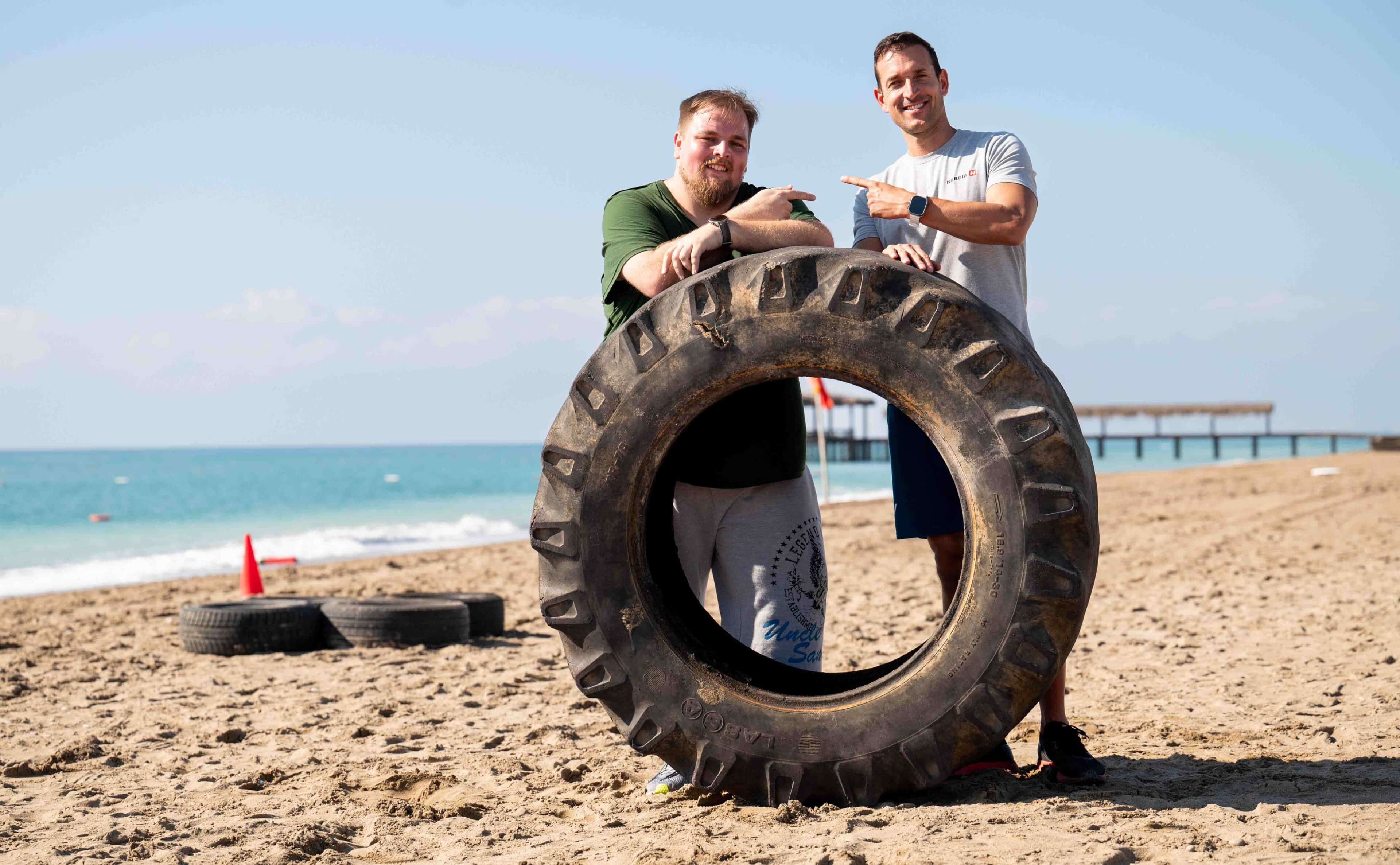 Martin Košťál a Matěj Černý v pořadu Extrémní proměny. Foto: TV Nova (se souhlasem)