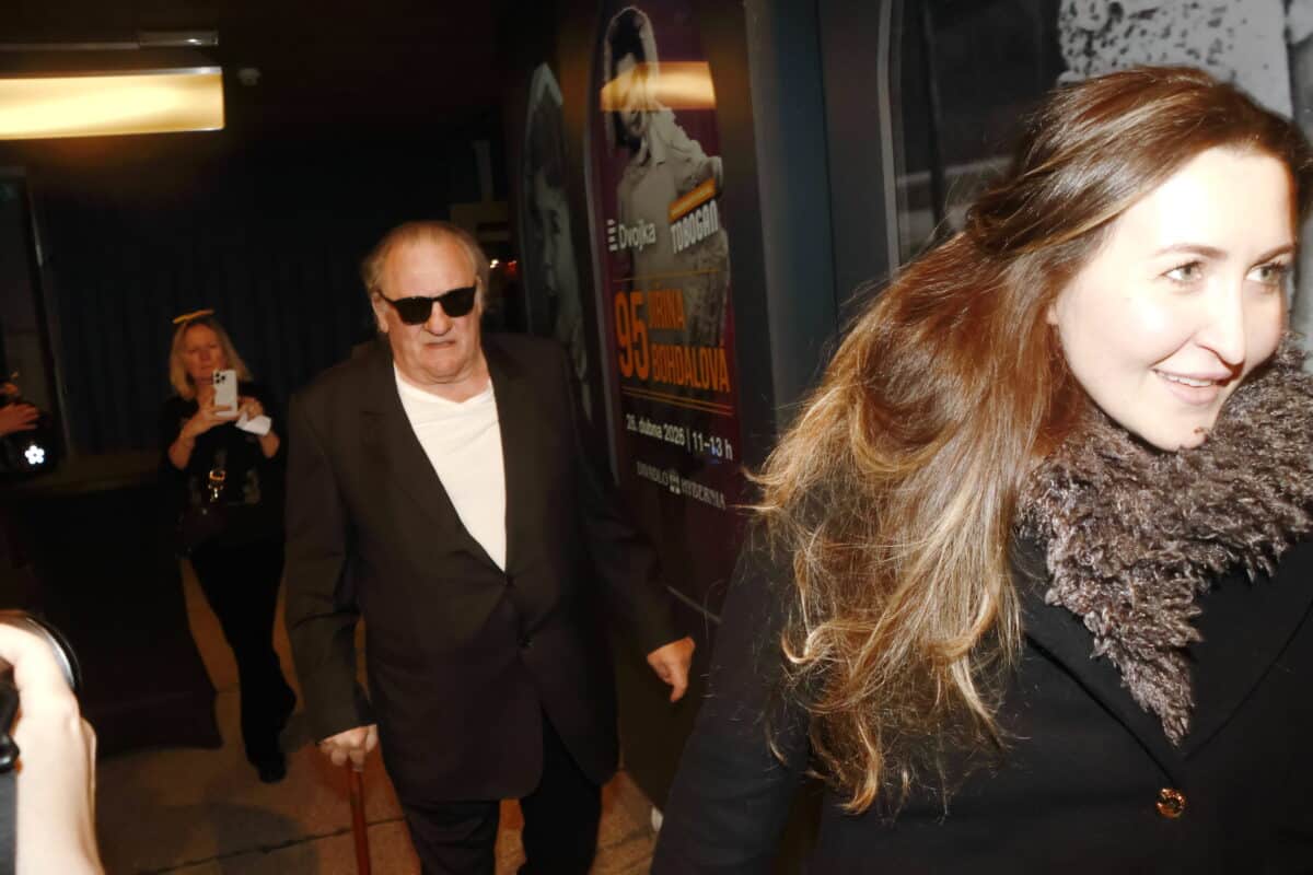 Gérard Depardieu na oslavě narozenin Jiřiny Bohdalové. Foto: Nextfoto