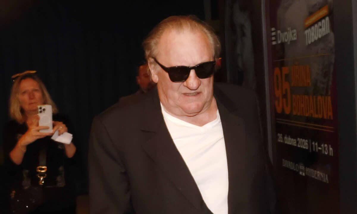 Gérard Depardieu na oslavě narozenin Jiřiny Bohdalové. Foto: Nextfoto