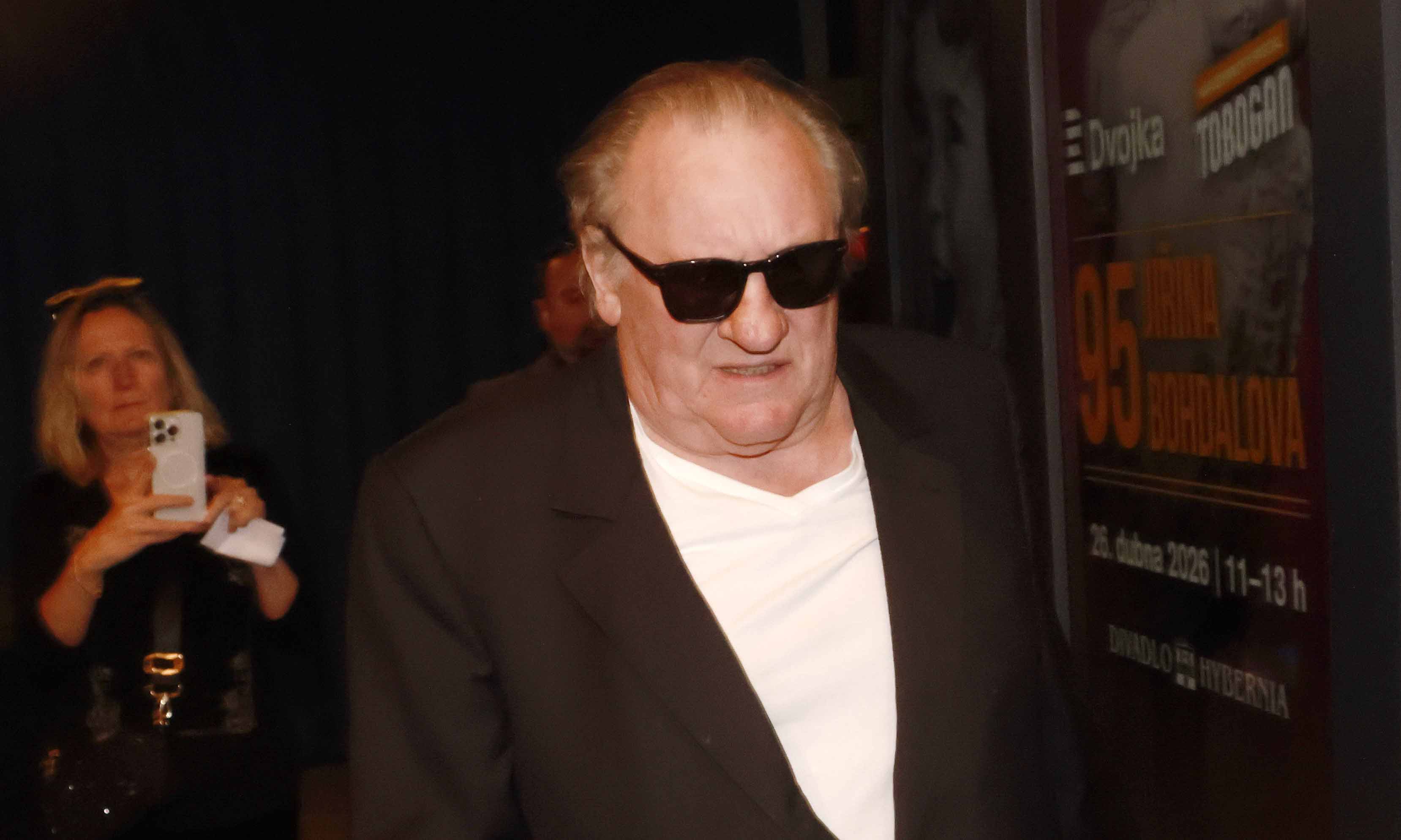 Gérard Depardieu na oslavě narozenin Jiřiny Bohdalové. Foto: Nextfoto