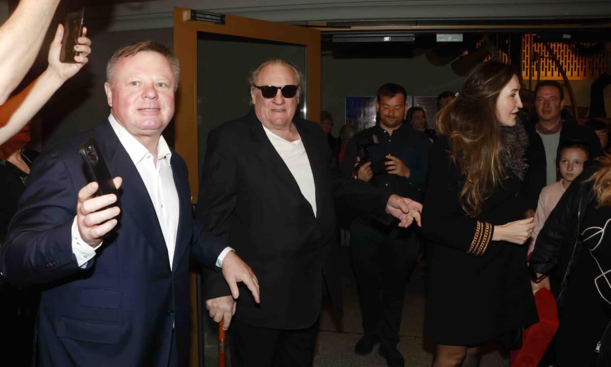 Gérard Depardieu na oslavě narozenin Jiřiny Bohdalové. Foto: Nextfoto
