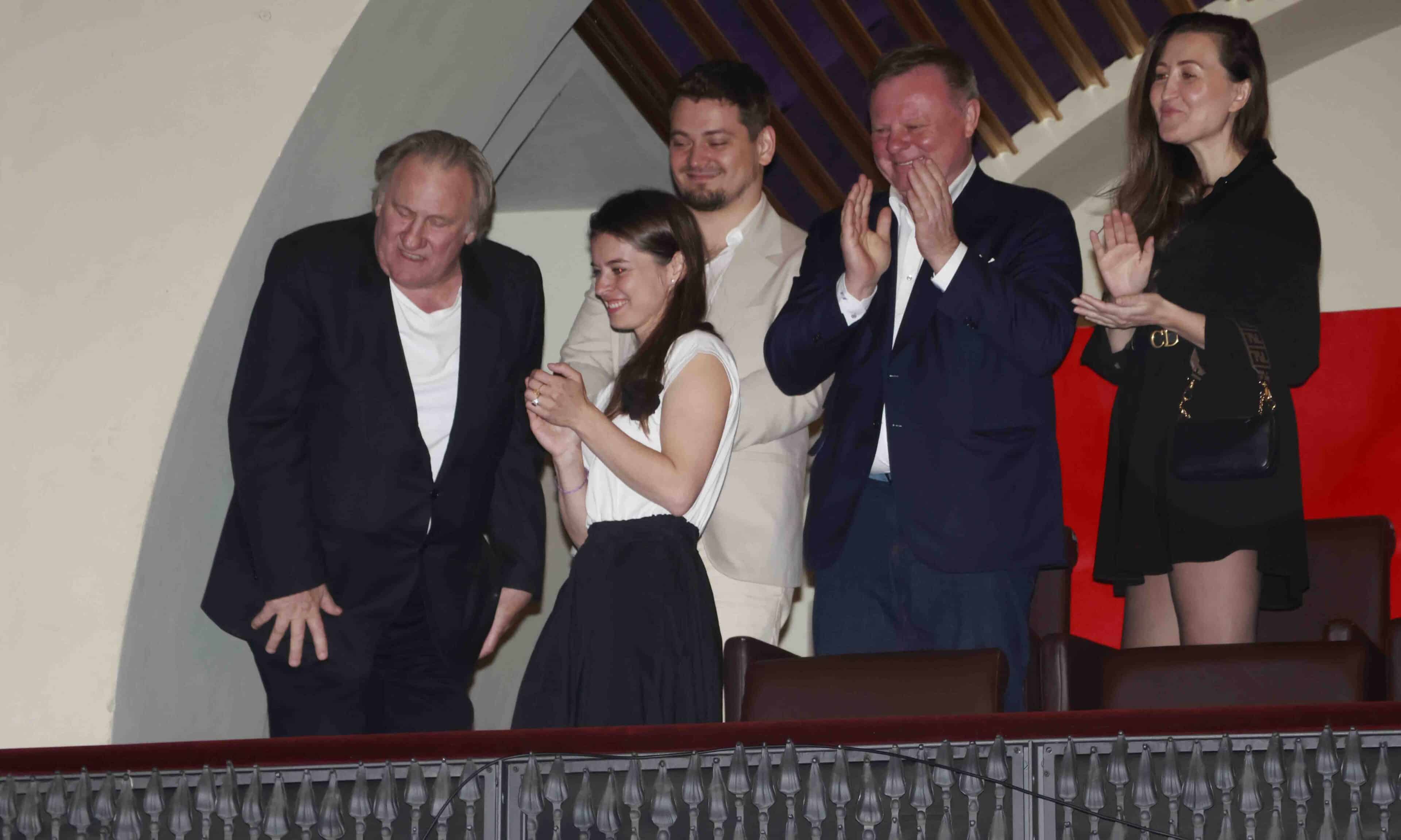 Gérard Depardieu na oslavě narozenin Jiřiny Bohdalové. Foto: Nextfoto