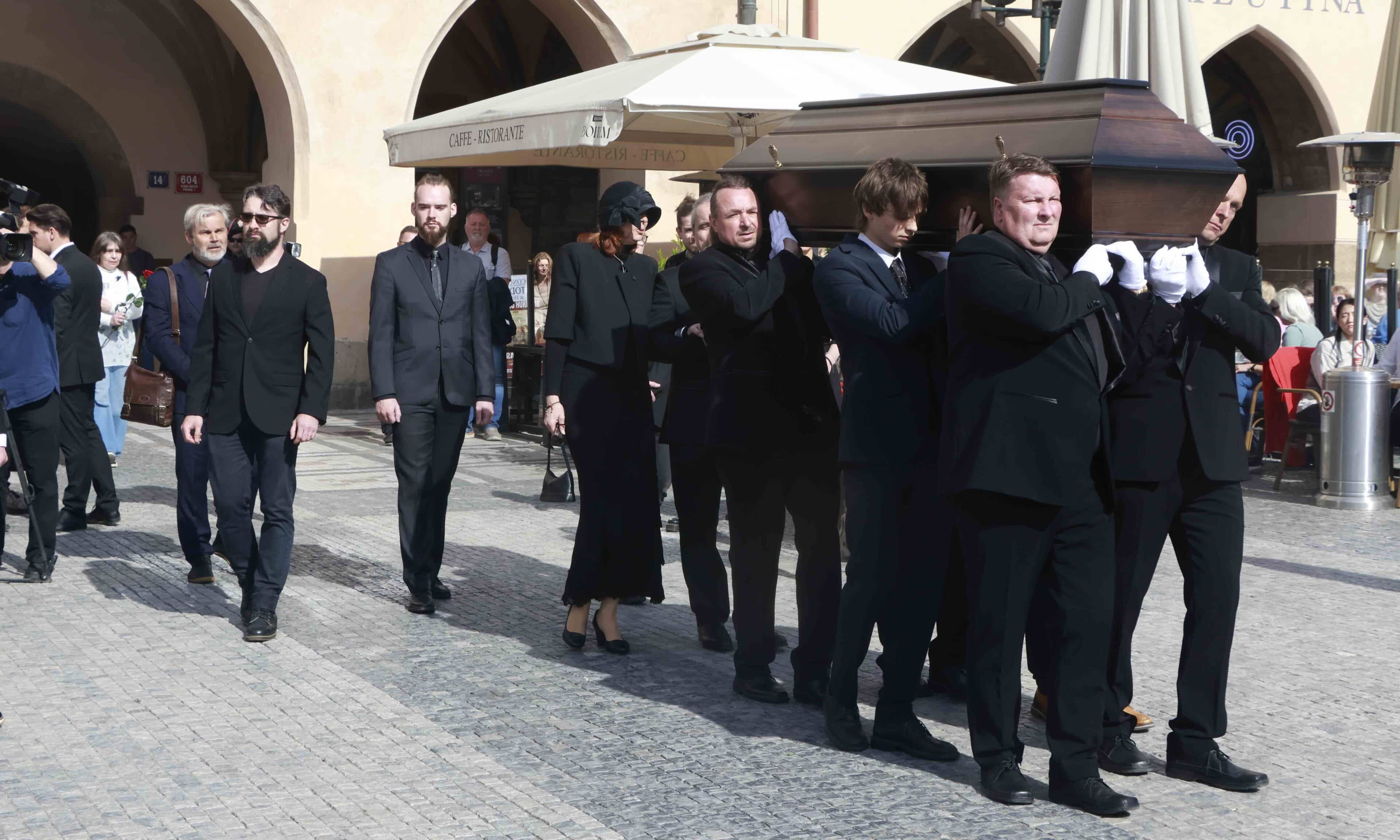 Pohřeb herce Jana Potměšila. Foto: Nextfoto