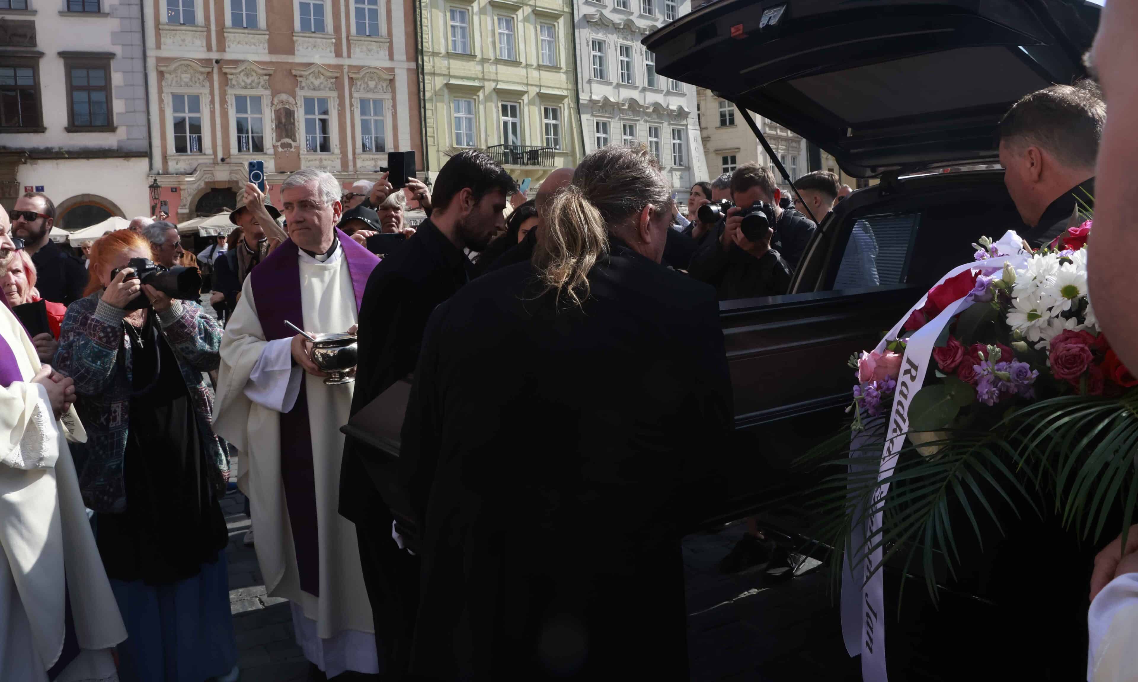Pohřeb herce Jana Potměšila. Foto: Nextfoto