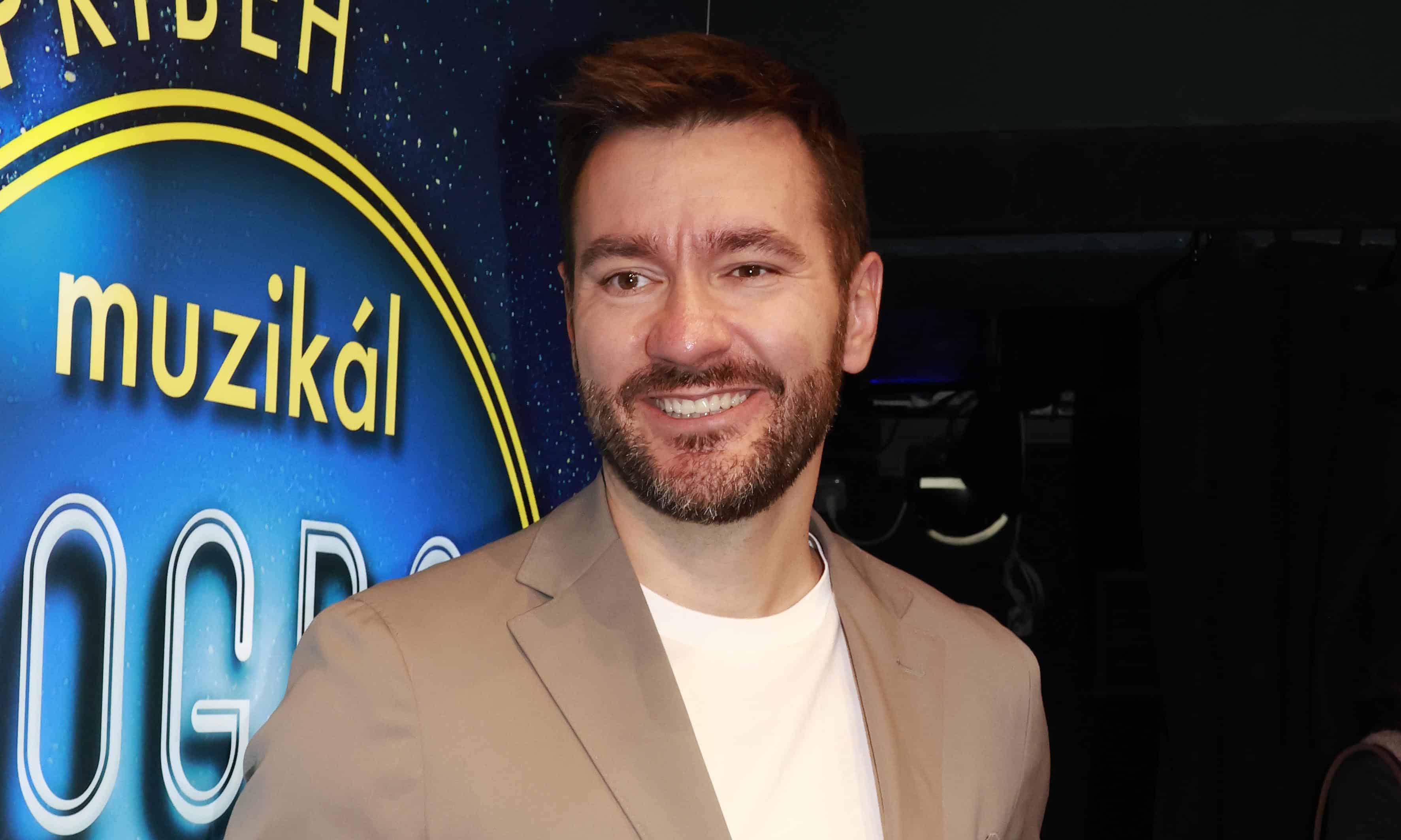 Zpěvák Marek Ztracený na představení muzikálu Biograf láska 2. Foto: Nextfoto