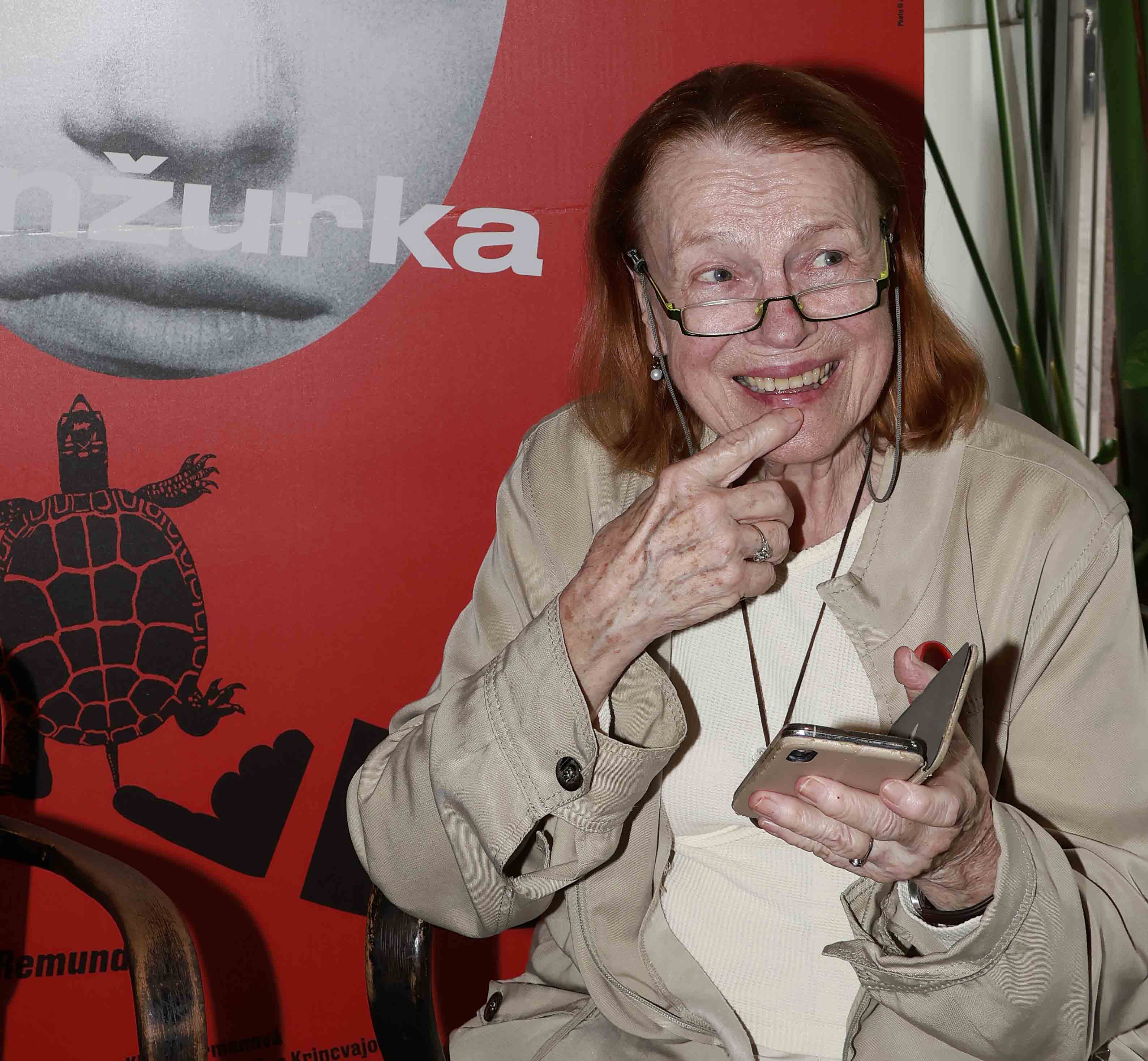 Iva Janžurová předloni na premiéře dokumentu Janžurka. Foto: Nextfoto
