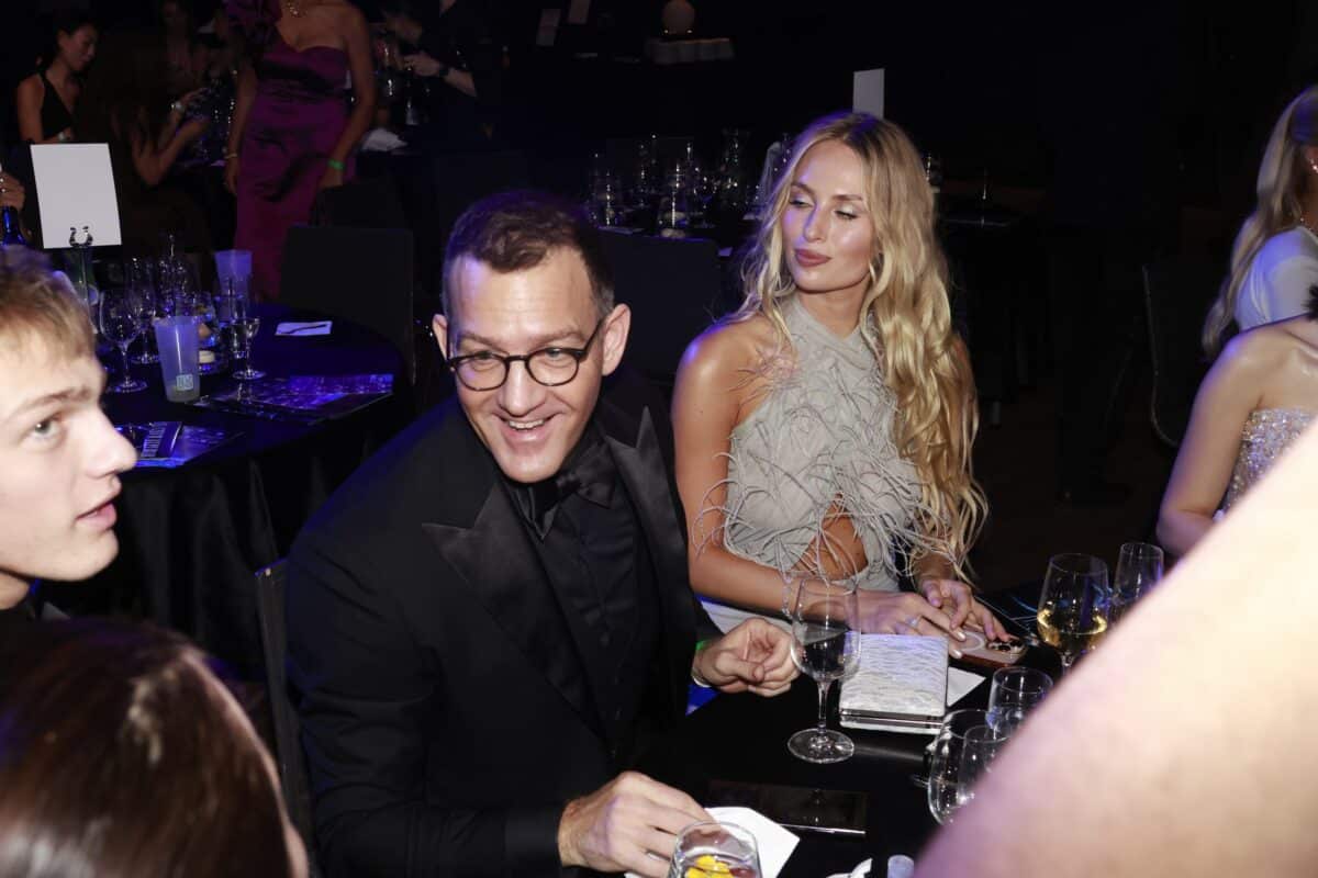 Daniel Křetínský a Marie Jedličková se na finále miss skvěle bavili. Foto: Nextfoto