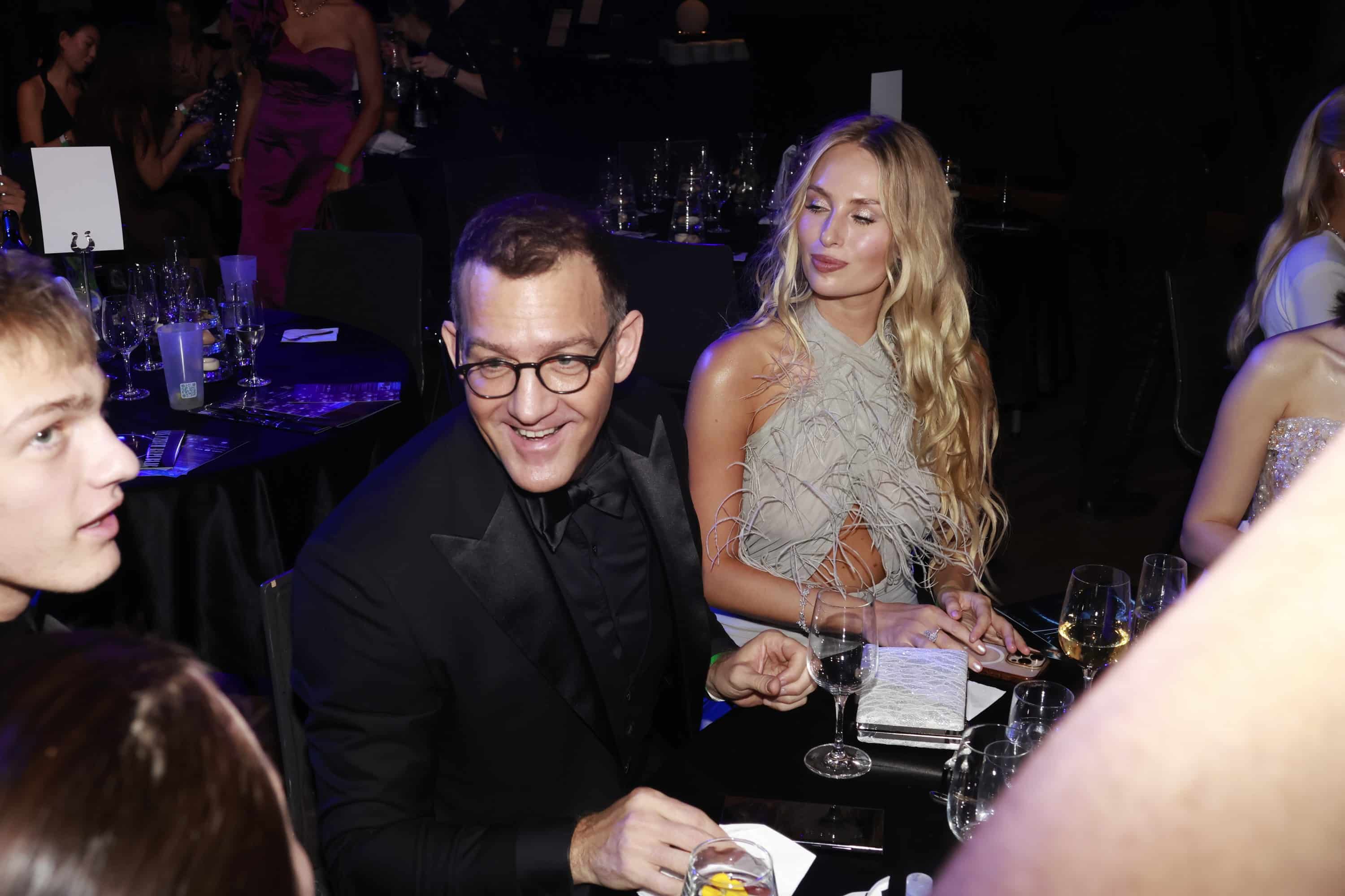 Daniel Křetínský a Marie Jedličková se na finále miss skvěle bavili. Foto: Nextfoto