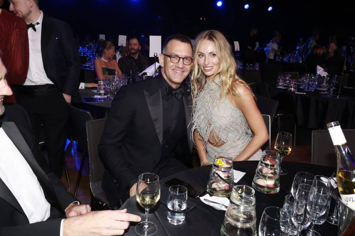 Daniel Křetínský a Marie Jedličková se na finále miss skvěle bavili. Foto: Nextfoto