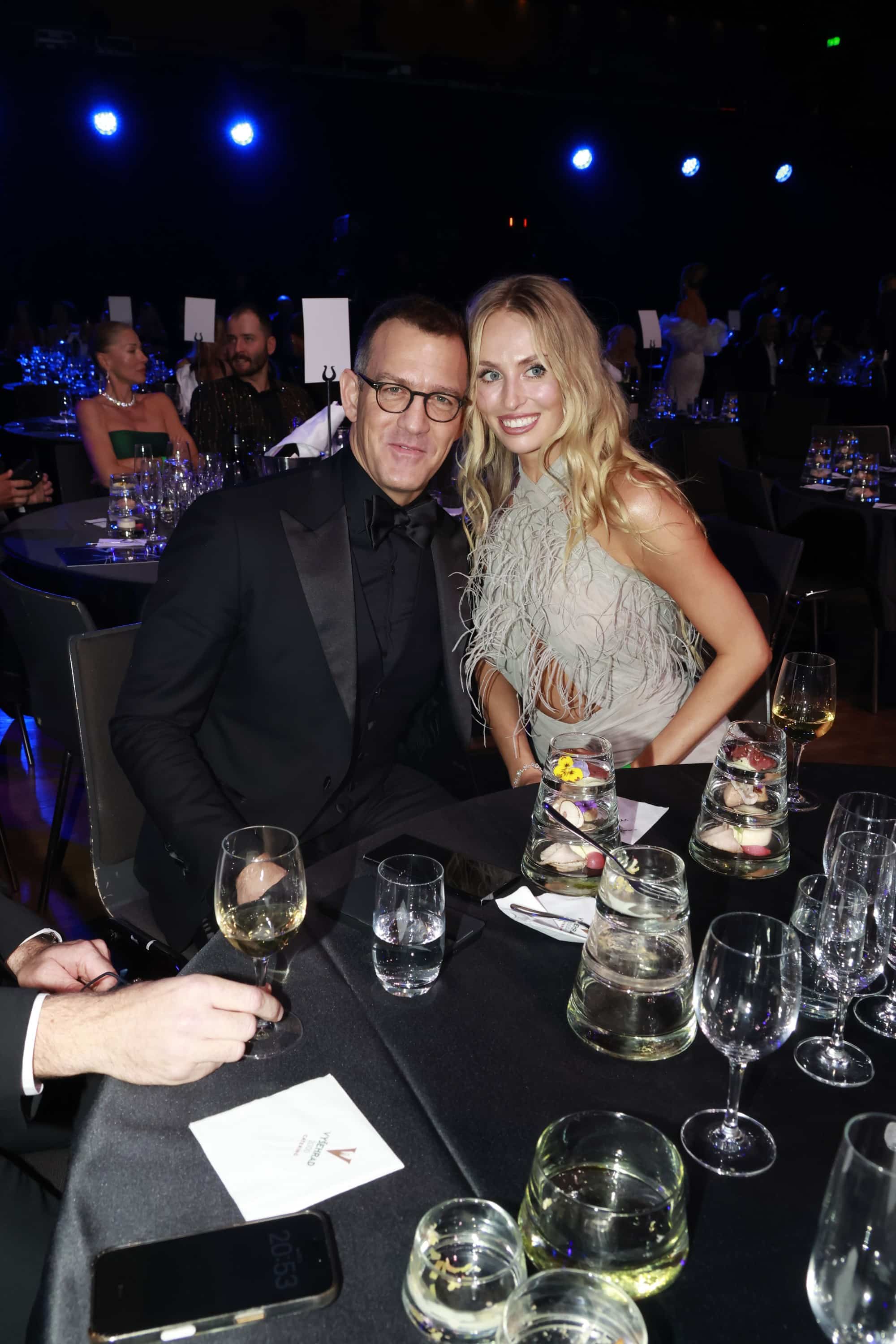 Daniel Křetínský a Marie Jedličková se na finále miss skvěle bavili. Foto: Nextfoto