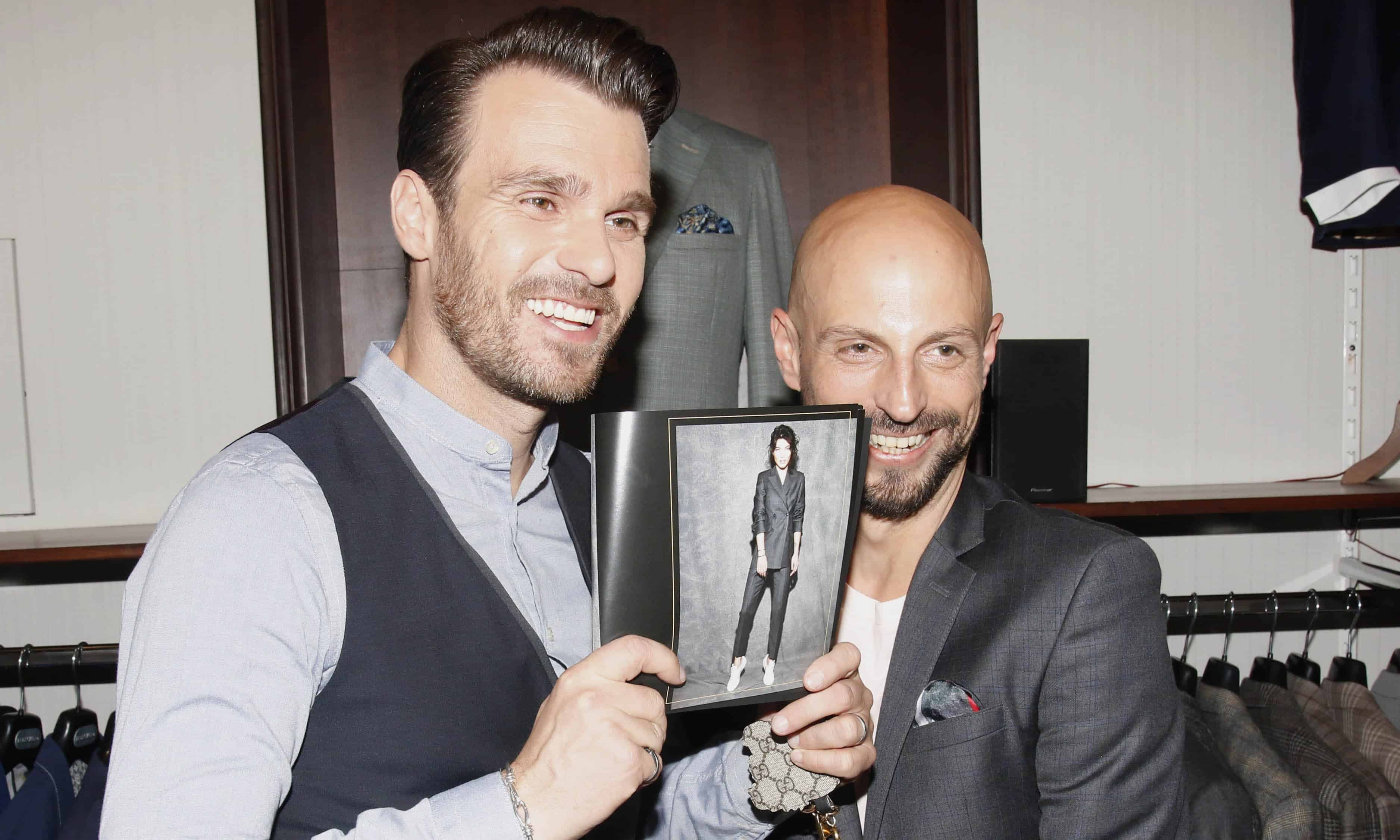 Leoš Mareš a jeho kamarád stylista Filip Vaněk. Foto: Nextfoto