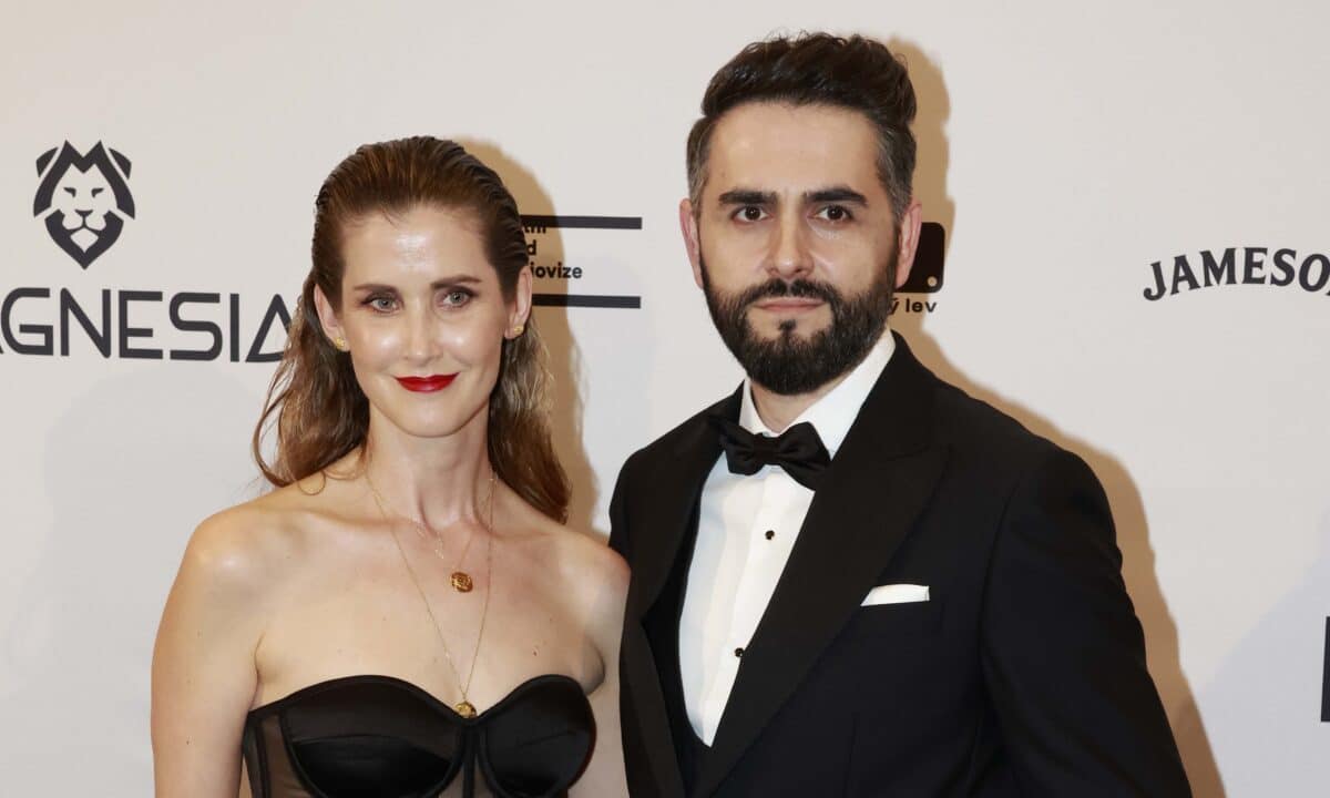 Jana Bernášková a její současný partner Jaroslav Drtina na předávání cen Český lev. Foto: Nextfoto