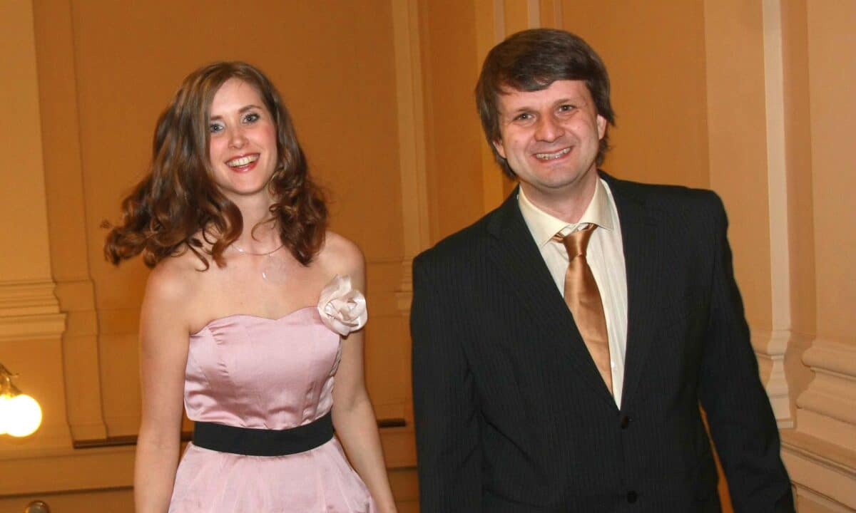 Jana Bernášková a její druhý manžel Rudolf Merkner. Foto: Nextfoto