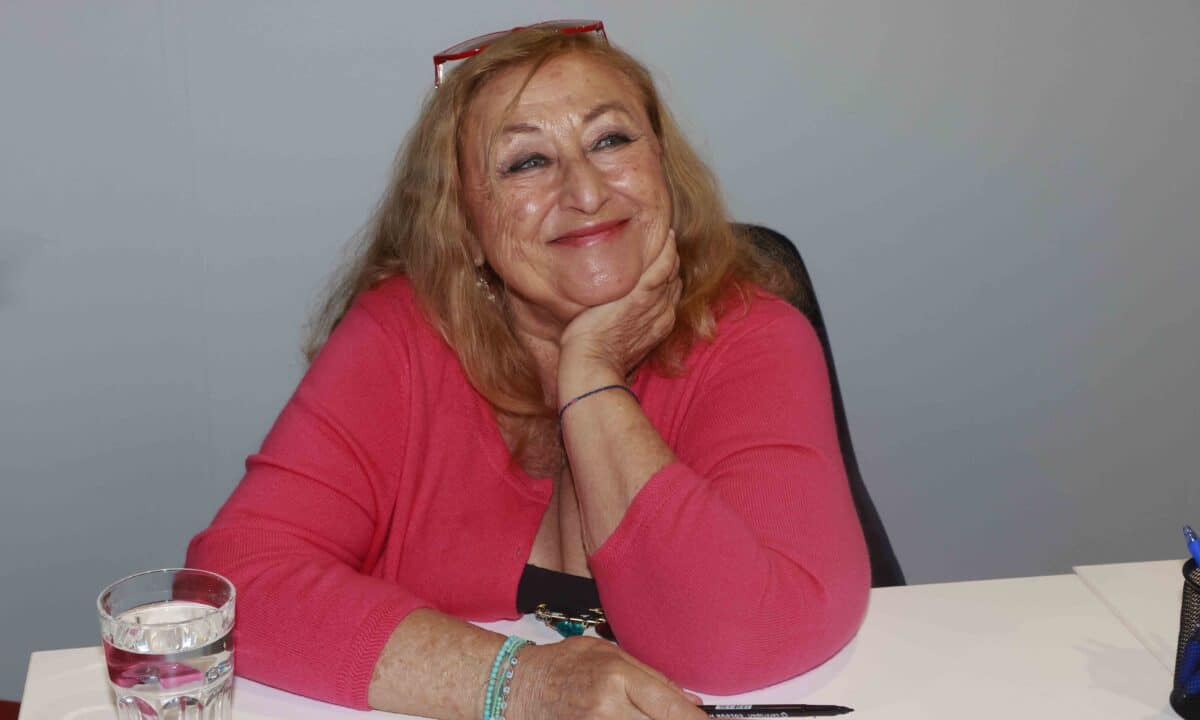 Halina Pawlowská na besedě letos v květnu. Foto: Nextfoto