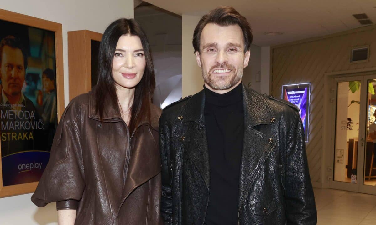 Moderátor Leoš Mareš a jeho současná žena Monika. Foto: Nextfoto