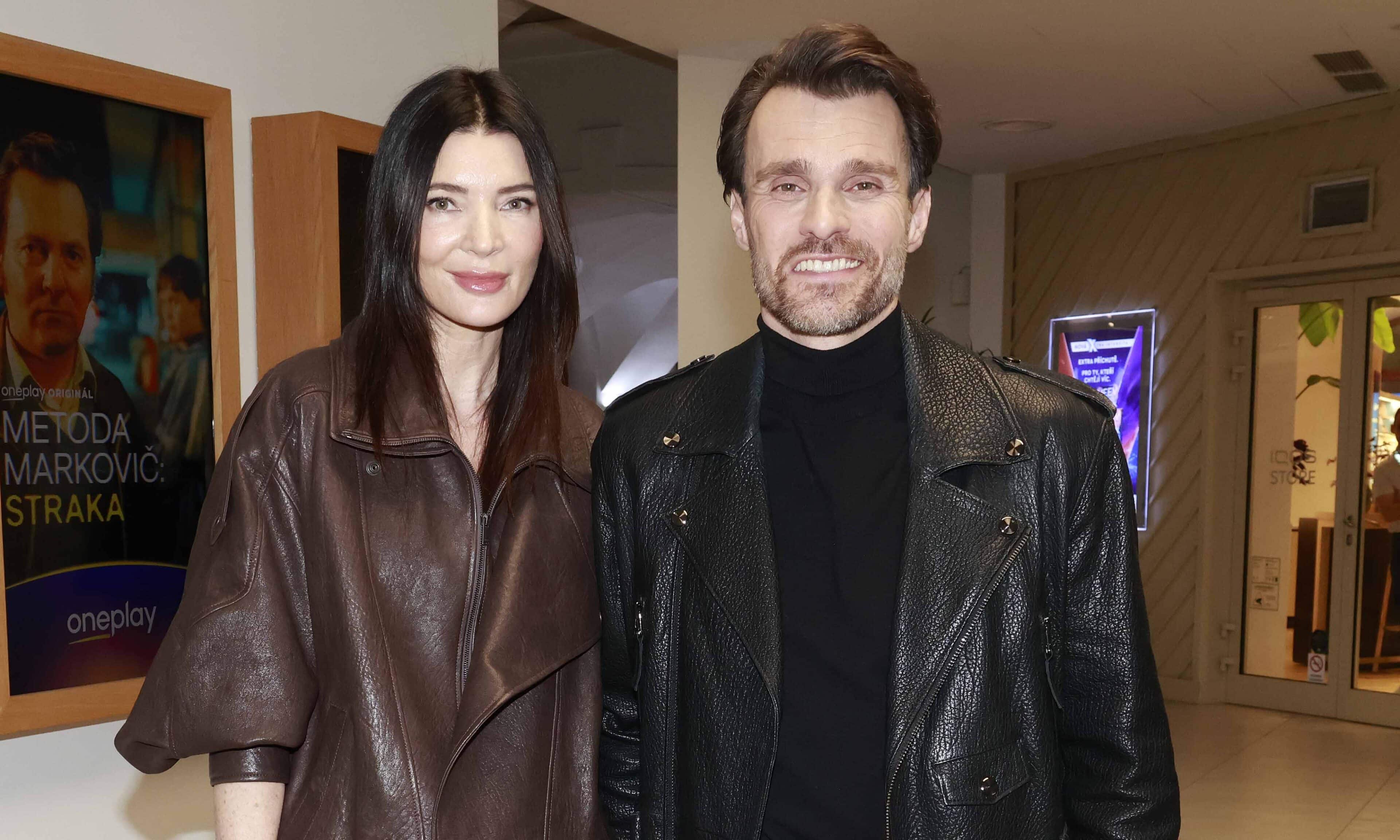 Moderátor Leoš Mareš a jeho současná žena Monika. Foto: Nextfoto