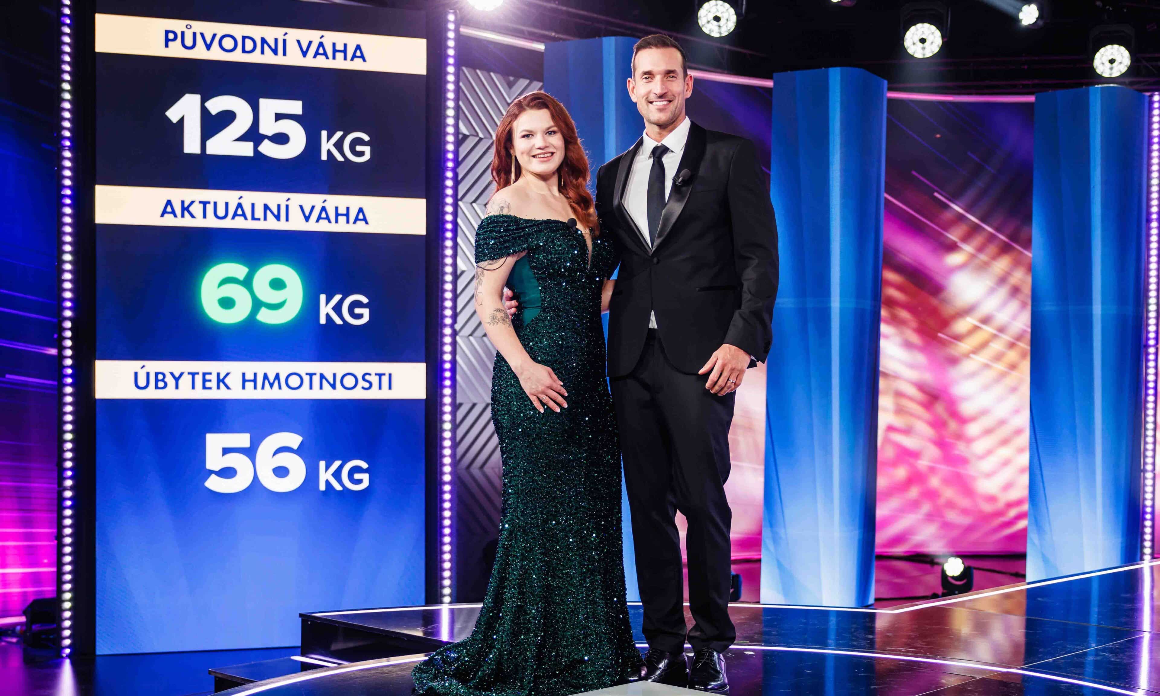 Extrémní proměny: Karolina Machačová zhubla 56 kilogramů. Foto: TV Nova