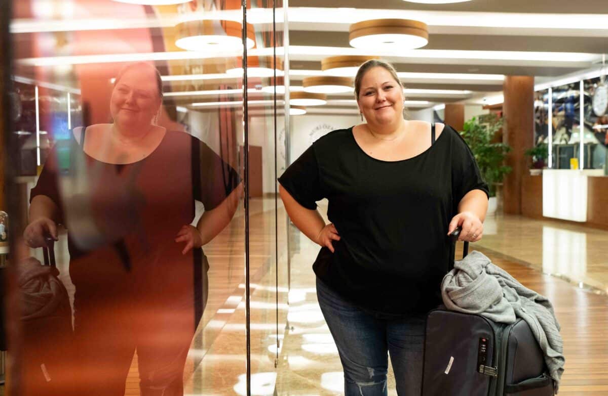 Šárka před svou extrémní proměnou vážila 122 kilo. Foto: TV Nova