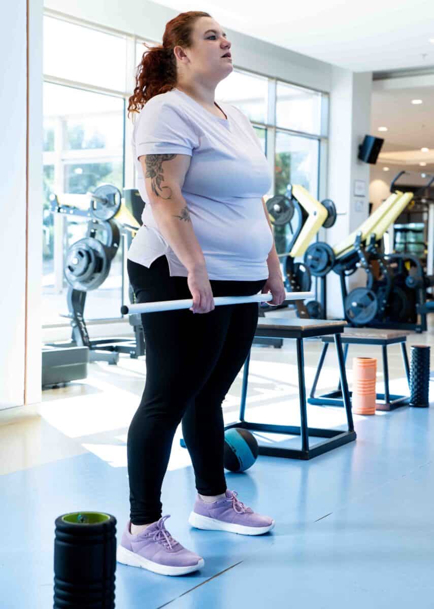 Na začátku Karolina vážila 125 kilo. Foto: TV Nova