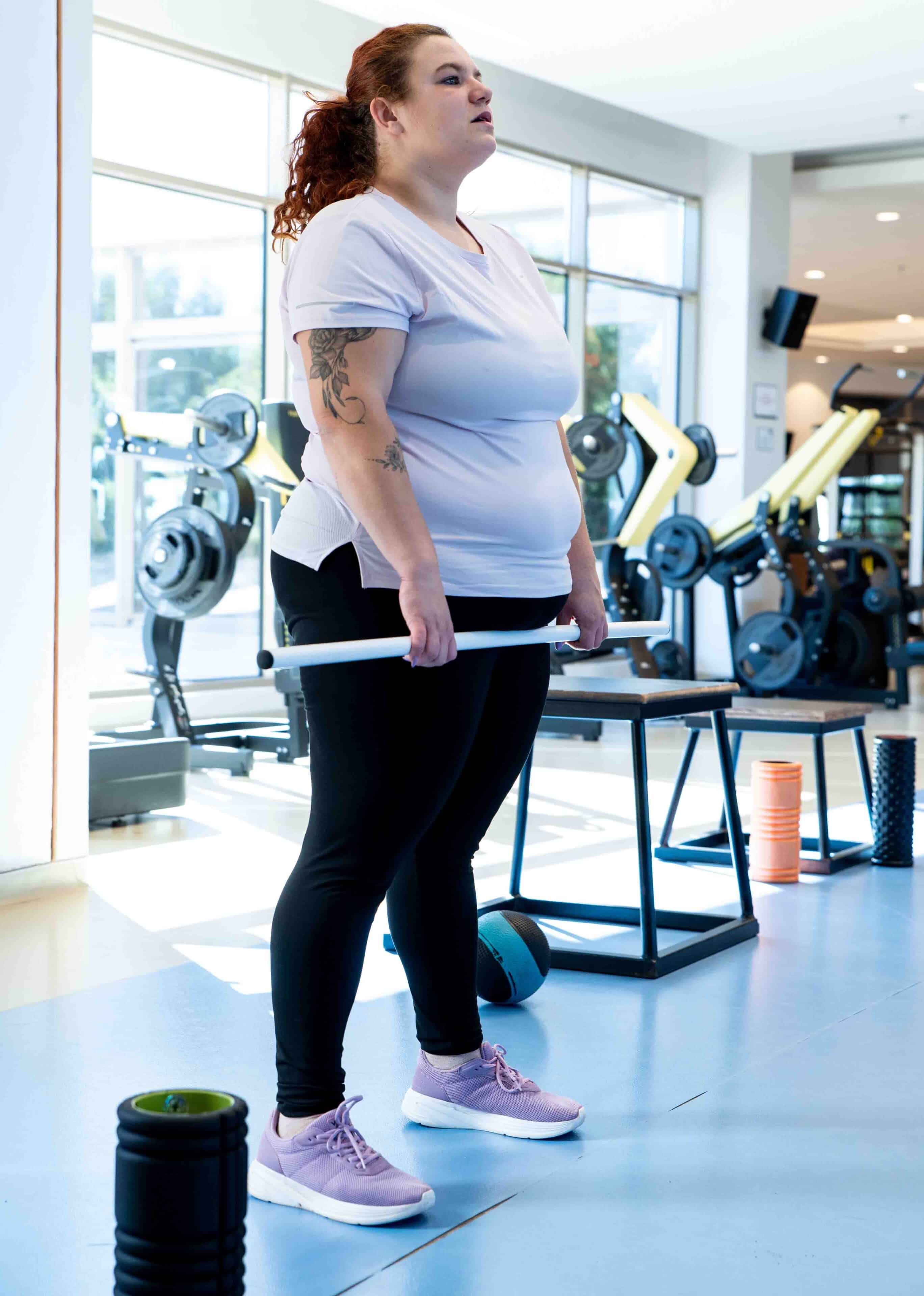 Na začátku Karolina vážila 125 kilo. Foto: TV Nova