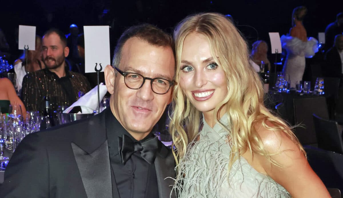 Daniel Křetínský a Marie Jedličková se na finále miss skvěle bavili. Foto: Nextfoto