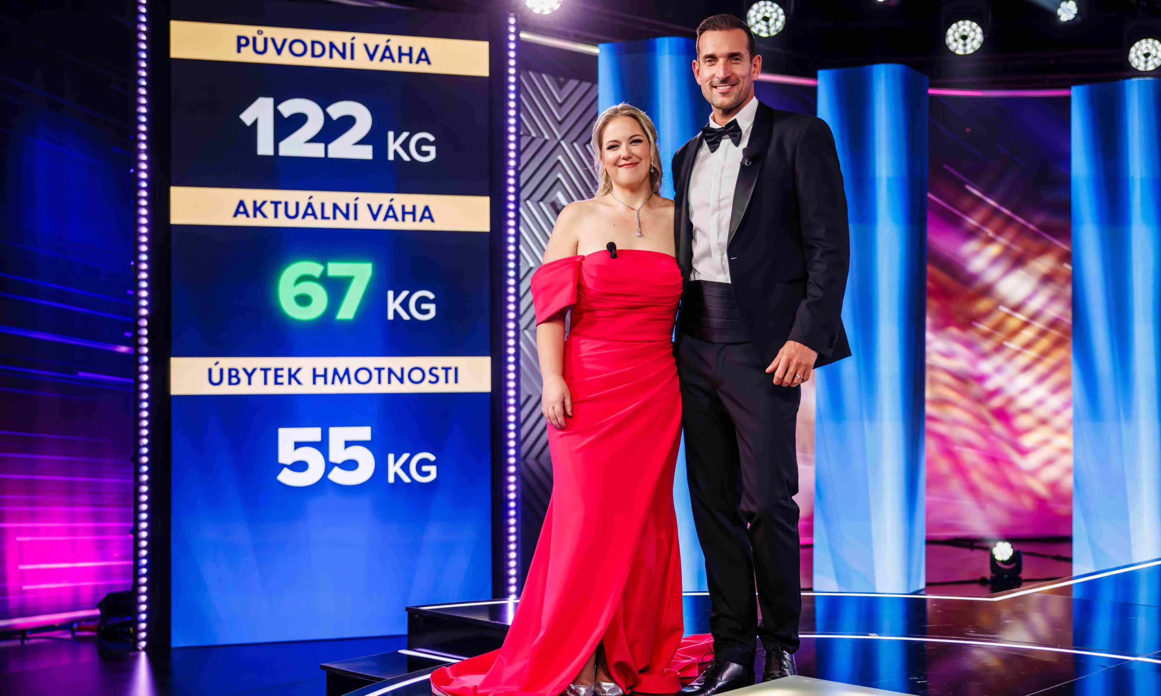 Šárka zhubla 55 kilogramů. Foto: TV Nova