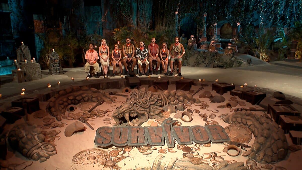 Kmenová rada ve 44. epizodě Survivor Česko & Slovensko 2026. Foto: poskytla TV Nova