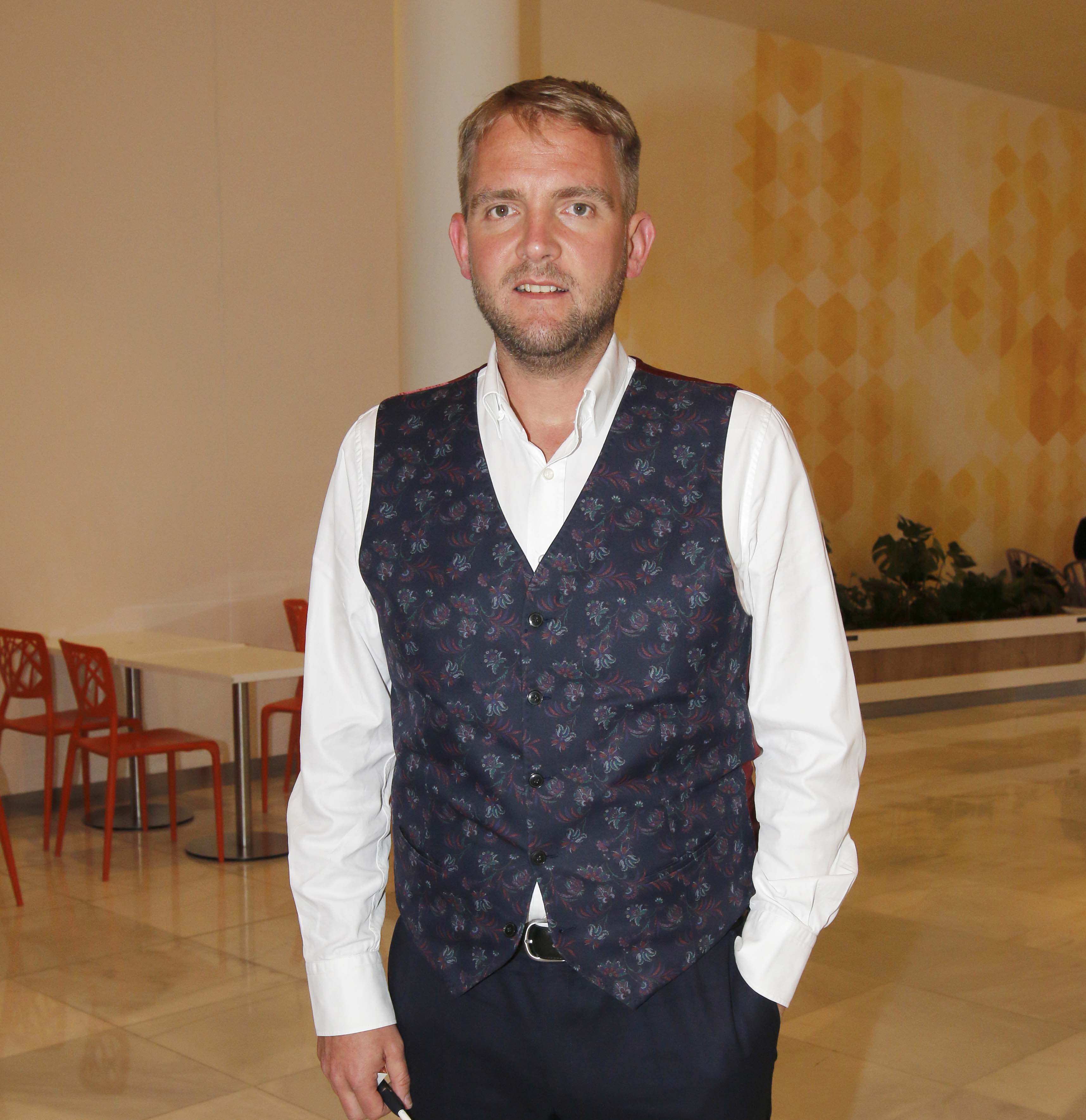 Moderátor Libor Bouček. Foto: Nextfoto