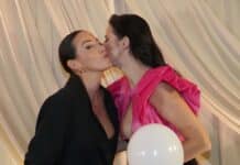 Agáta Hynchová a Ornella Koktová naposledy jako kamarádky na oslavě Ornelly narozenin. Foto: Nextfoto