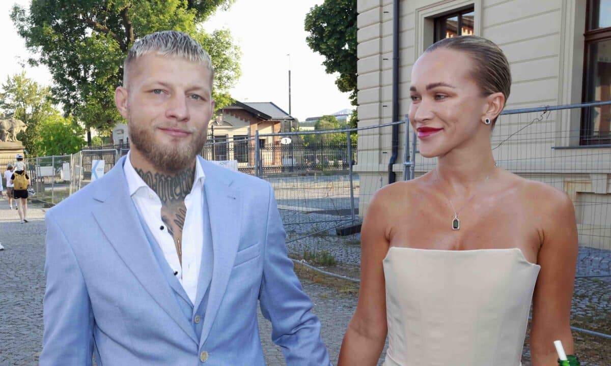 Influencerka a podnikatelka Nela Slováková a její partner MMA zápasník Radek Roušal. Foto: Nextfoto