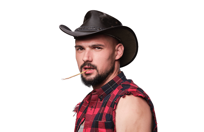 Soutěžící v show Farma Česko Filip, který pracuje jako dřevorubec. Foto: TV Nova