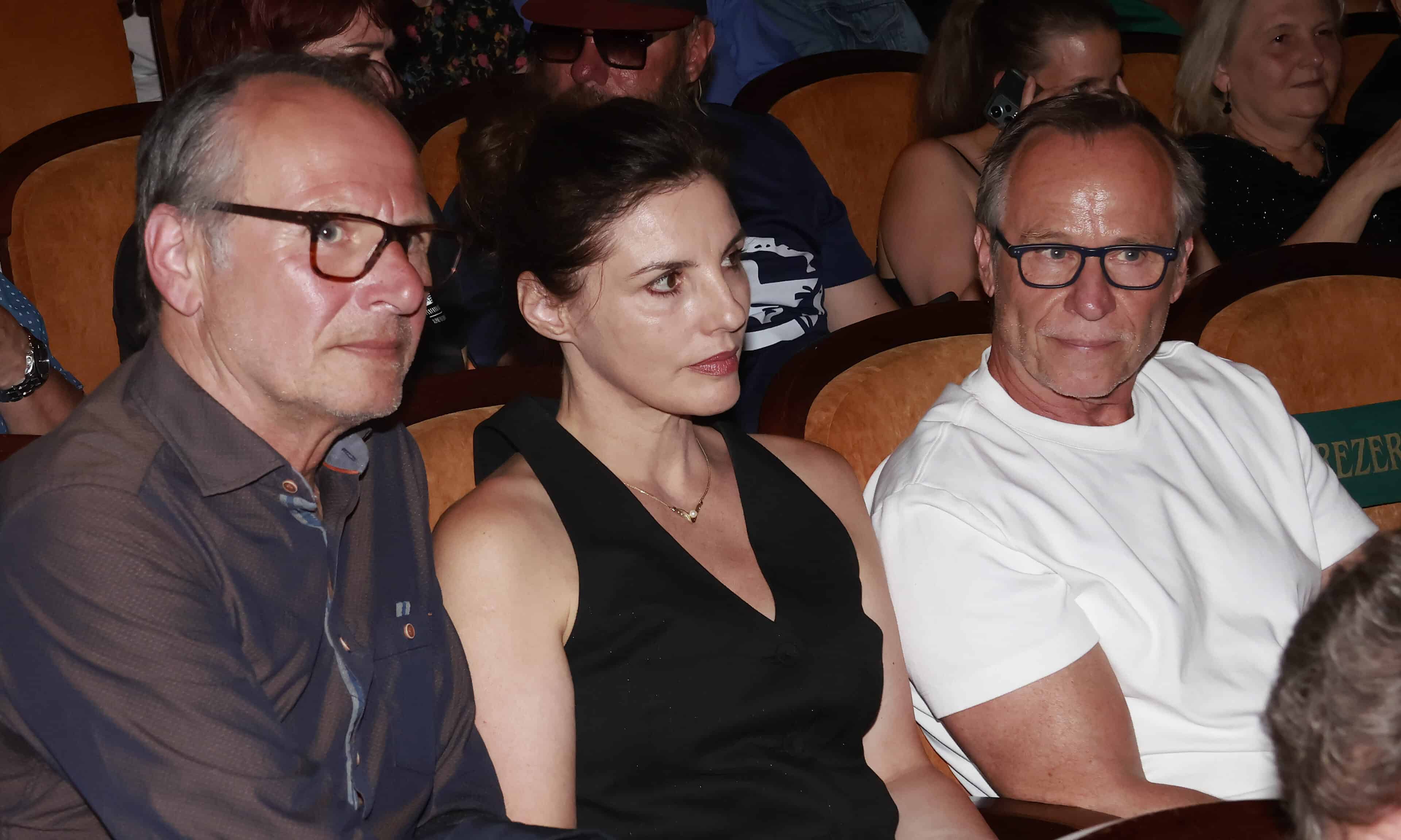 Marian Roden, Laura Čekanová a Karel Roden na premiéře snímku Filman. Foto: Nextfoto