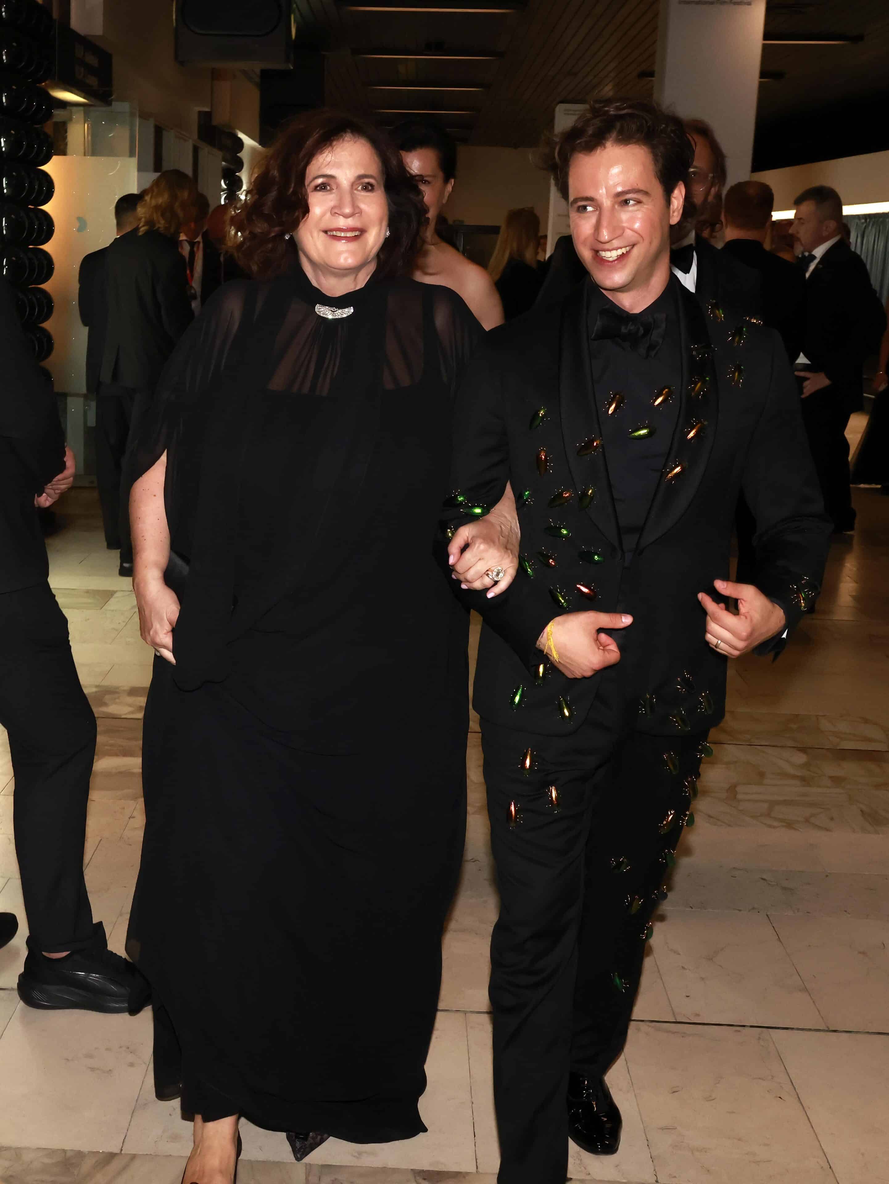 Milan Peroutka a Renáta Roubínková Baierová na karlovarském filmovém festivalu. Foto: Nextfoto