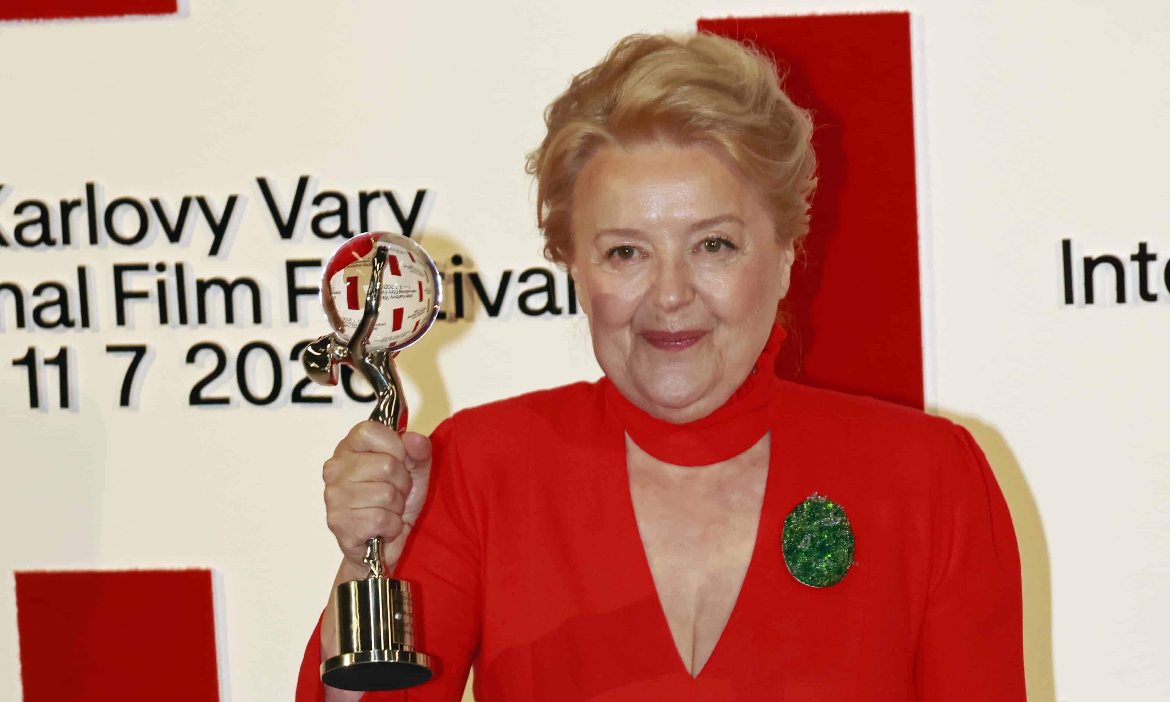 Magda Vášáryová převzala Cenu prezidenta karlovarského filmového festivalu. Foto: Nextfoto